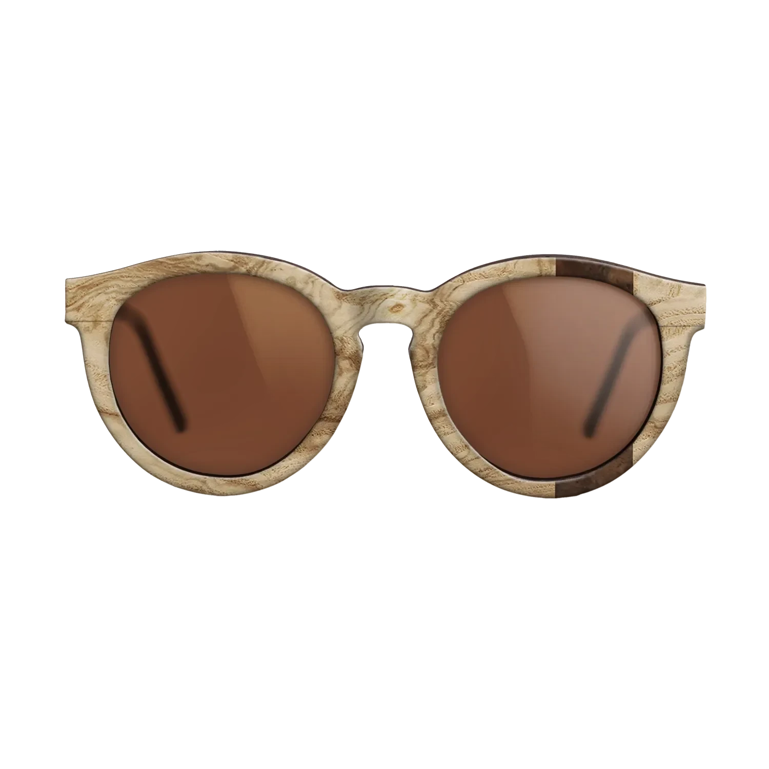 Olive Burl,Walnut Burl: Wedge - The Rebel - Round - 1436 - SIRIS wood optic