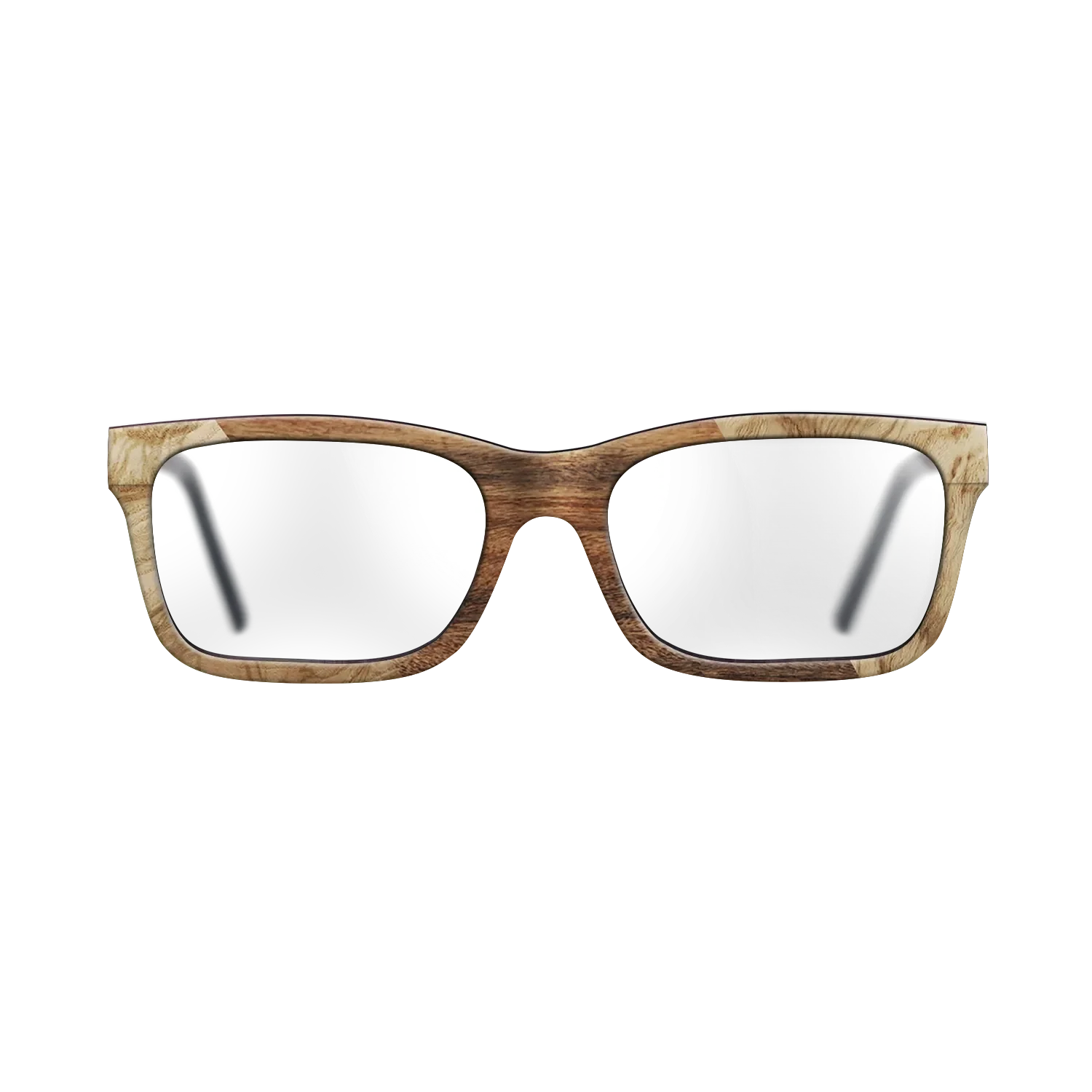 Kingwood,Olive Burl,Santos Rosewood Light: Angle Cut - The Sage - Rectangle - 907 - SIRIS wood optic