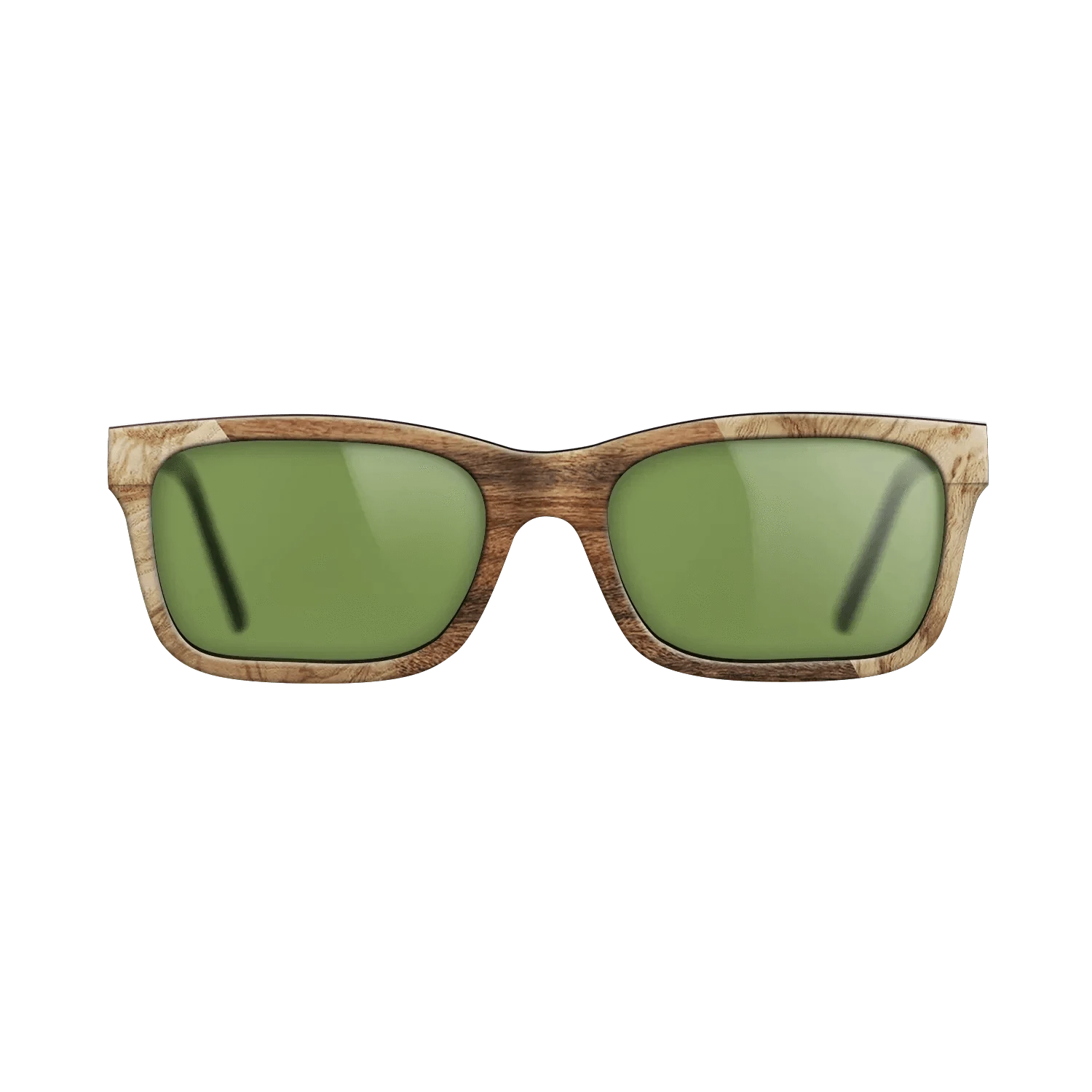 Kingwood,Olive Burl,Santos Rosewood Light: Angle Cut - The Sage - Rectangle - 907 - SIRIS wood optic