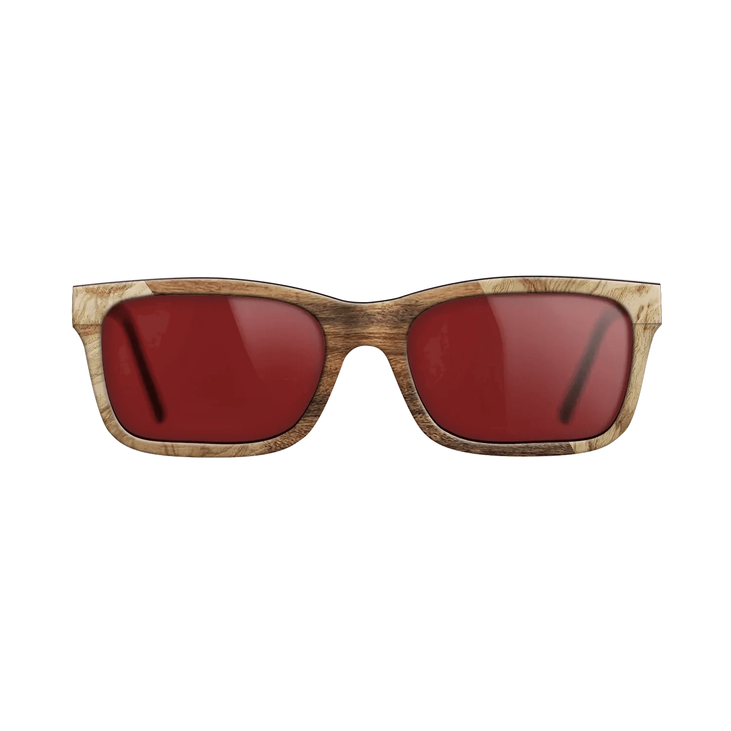 Kingwood,Olive Burl,Santos Rosewood Light: Angle Cut - The Sage - Rectangle - 907 - SIRIS wood optic