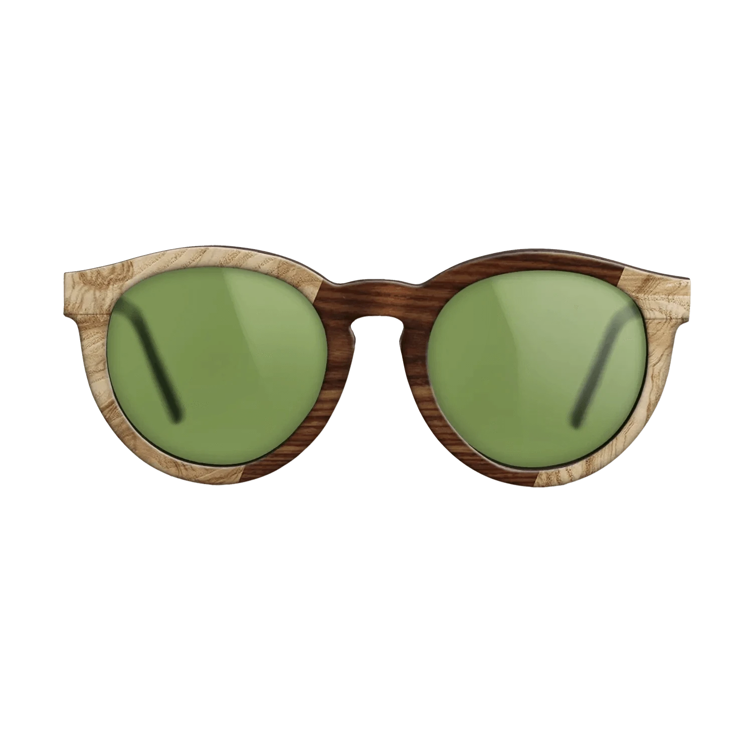 Kingwood,Olive Burl: Angle Cut - The Rebel - Round - 1189 - SIRIS wood optic