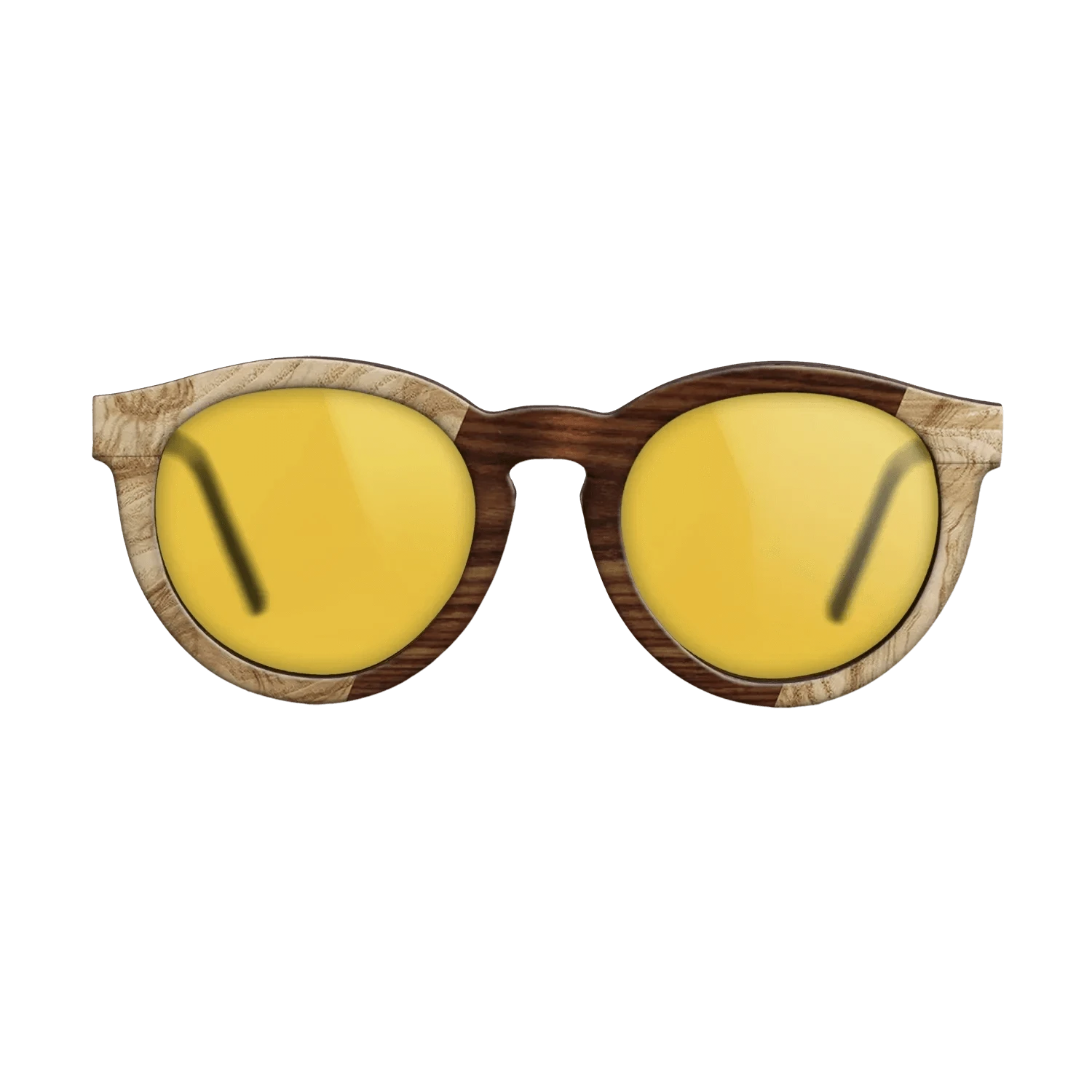 Kingwood,Olive Burl: Angle Cut - The Rebel - Round - 1189 - SIRIS wood optic