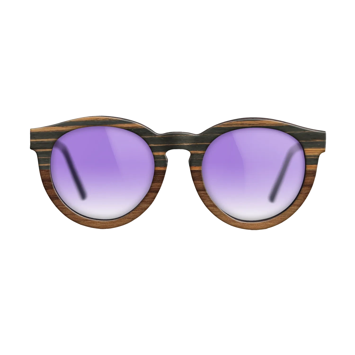Italian Ebony,Walnut Claro Light: Binary - The Rebel - Round - 1135 - SIRIS wood optic