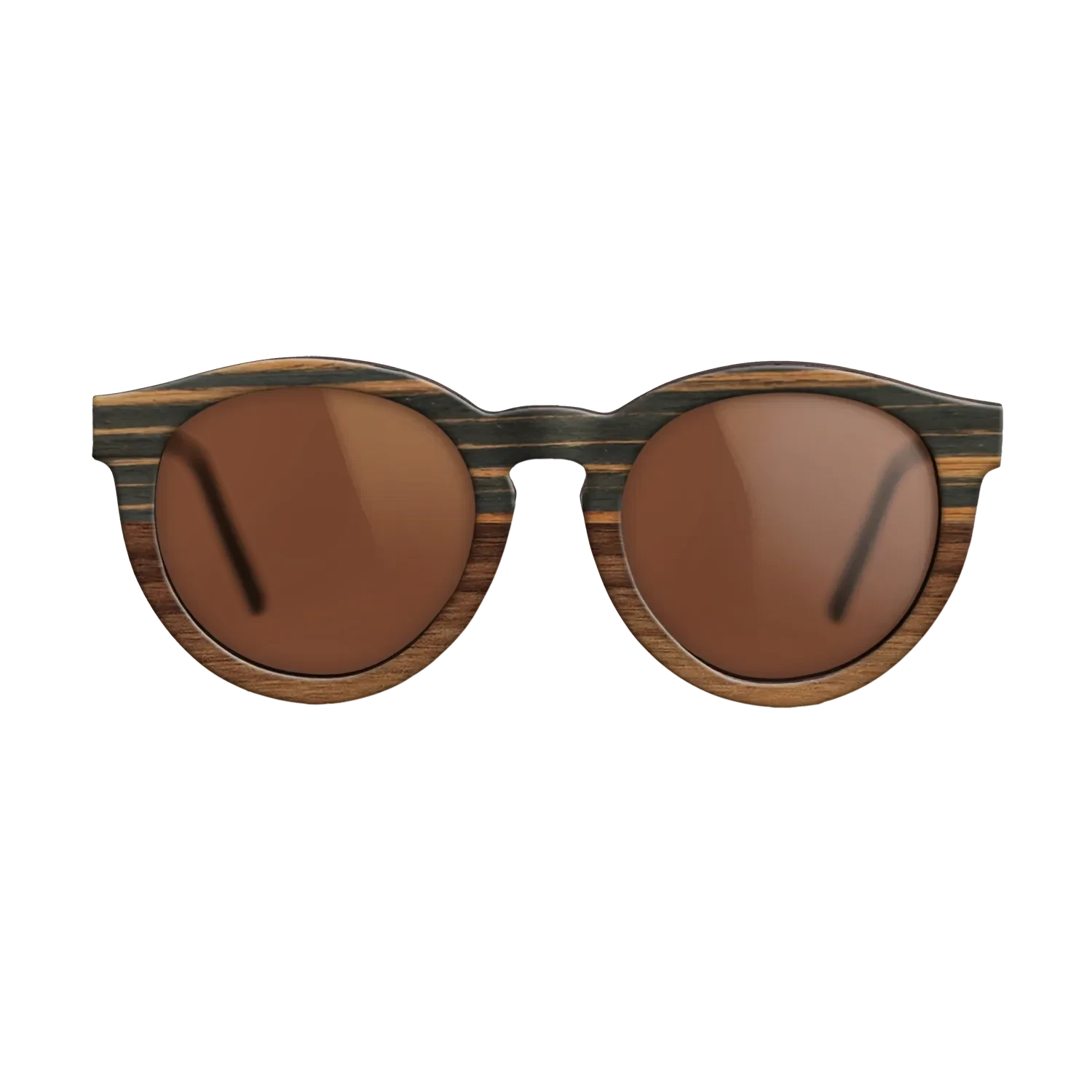 Italian Ebony,Walnut Claro Light: Binary - The Rebel - Round - 1135 - SIRIS wood optic