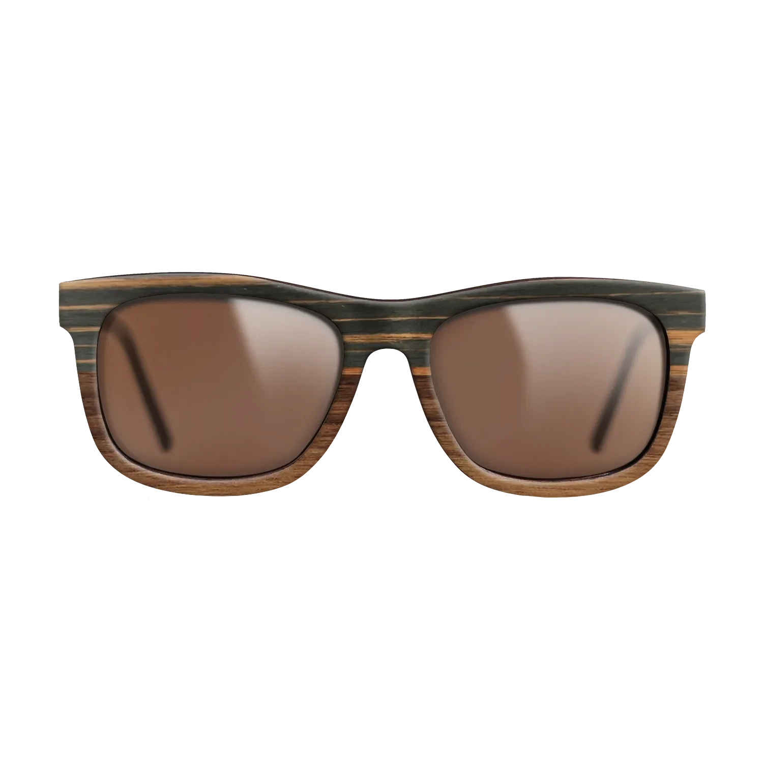 Italian Ebony,Walnut Claro Light: Binary - The Hero - Square - 1135 - SIRIS wood optic