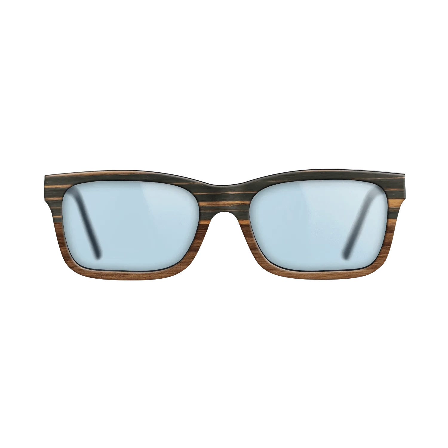 Italian Ebony,Walnut Claro Light: Binary - The Sage - Rectangle - 1135 - SIRIS wood optic