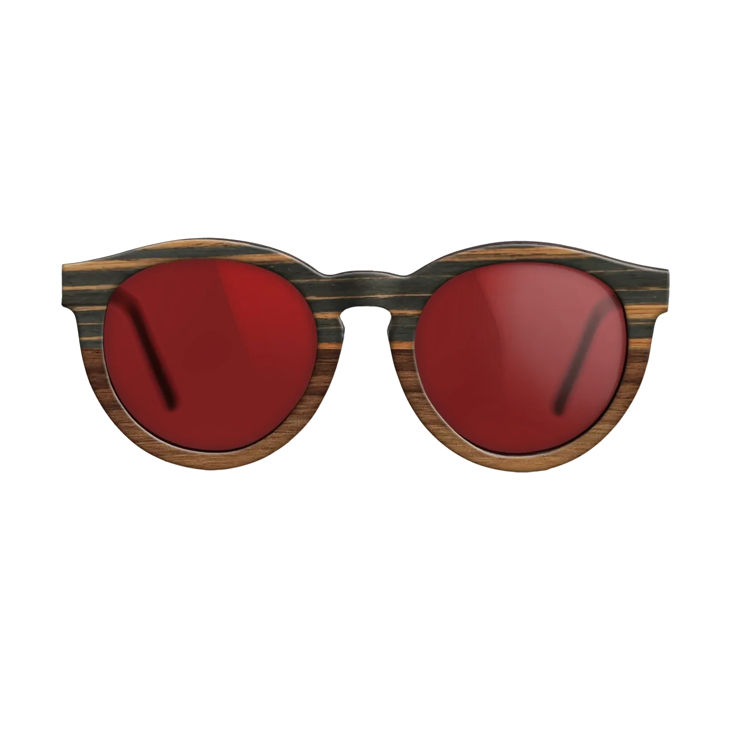Italian Ebony,Walnut Claro Light: Binary - The Rebel - Round - 1135 - SIRIS wood optic