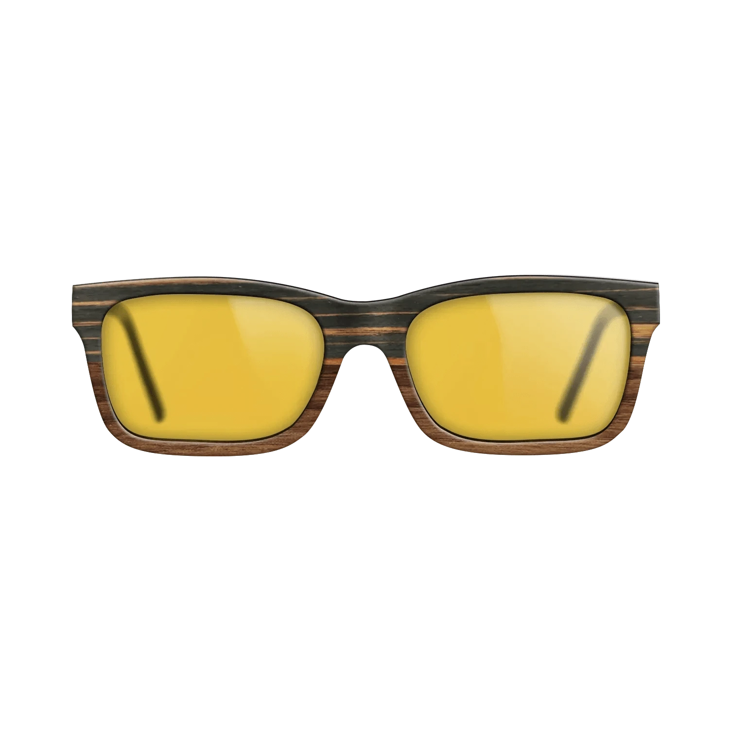 Italian Ebony,Walnut Claro Light: Binary - The Sage - Rectangle - 1135 - SIRIS wood optic