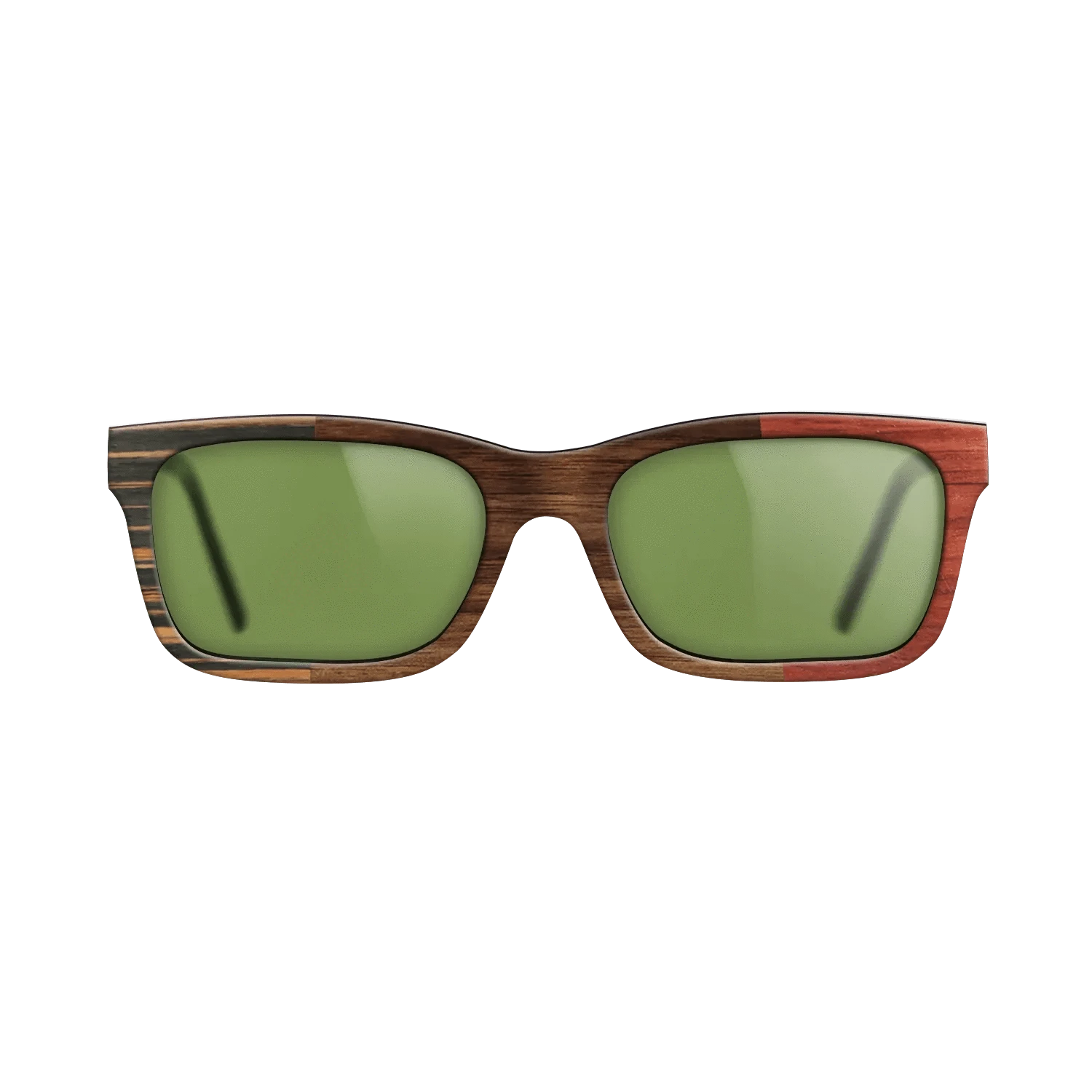 Walnut Claro Dark,Italian Ebony,Poplar Dyed: Red: Patch - The Sage - Rectangle - 932 - SIRIS wood optic