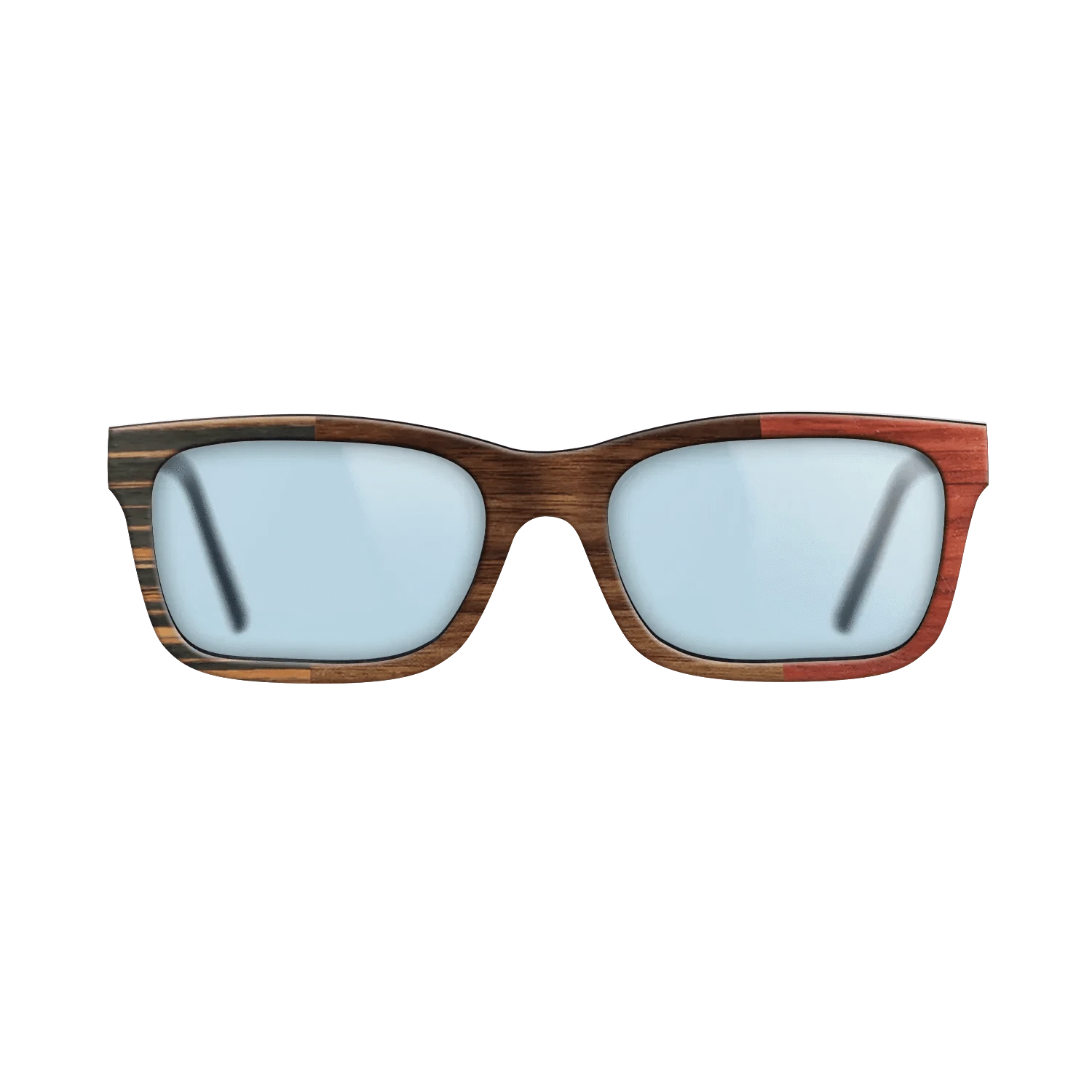 Walnut Claro Dark,Italian Ebony,Poplar Dyed: Red: Patch - The Sage - Rectangle - 932 - SIRIS wood optic