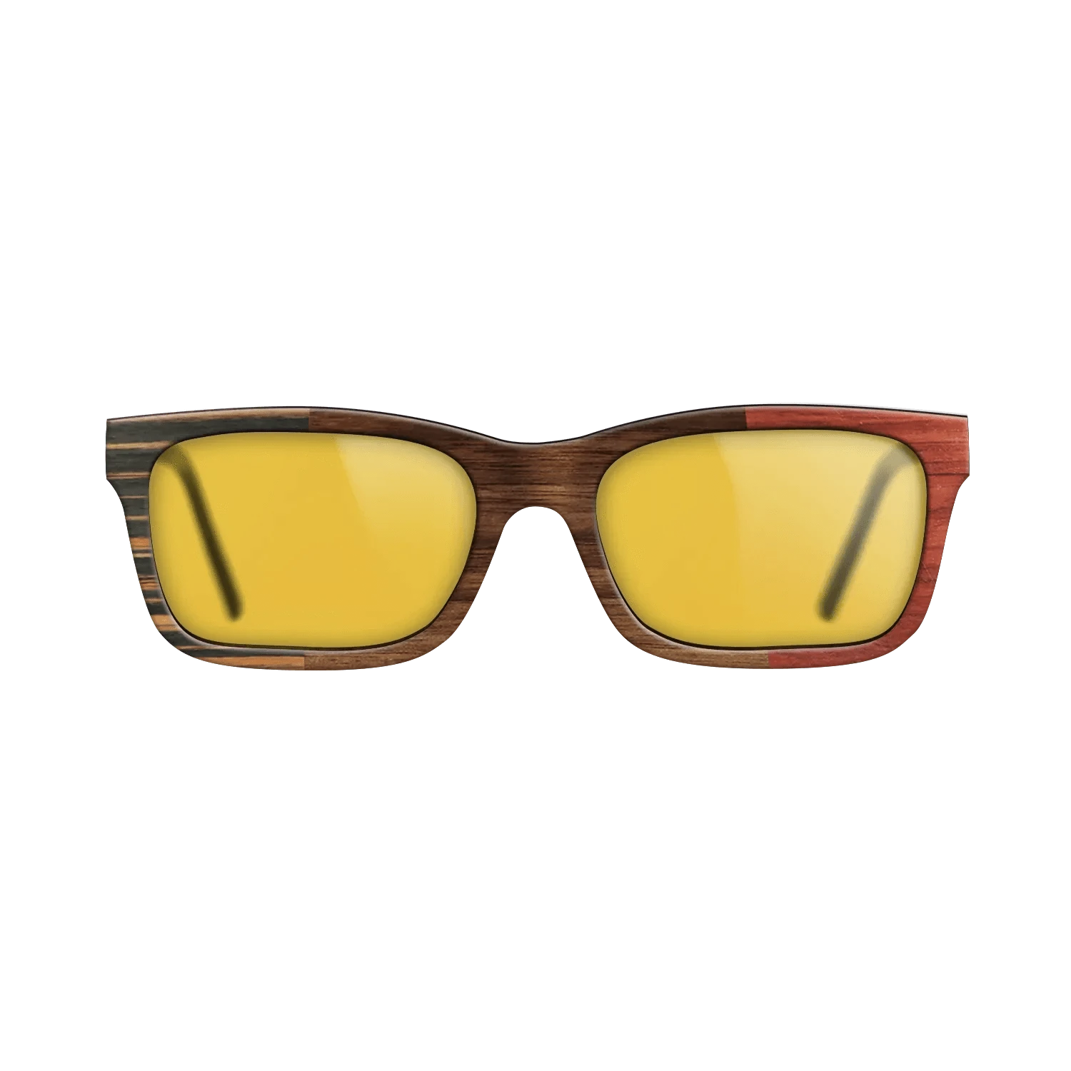 Walnut Claro Dark,Italian Ebony,Poplar Dyed: Red: Patch - The Sage - Rectangle - 932 - SIRIS wood optic