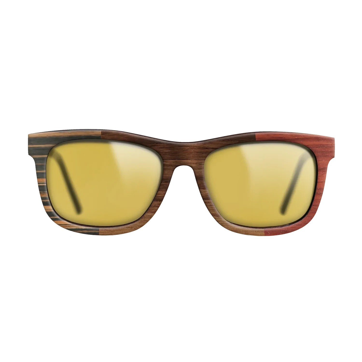 Walnut Claro Dark,Italian Ebony,Poplar Dyed: Red: Patch - The Hero - Square - 932 - SIRIS wood optic