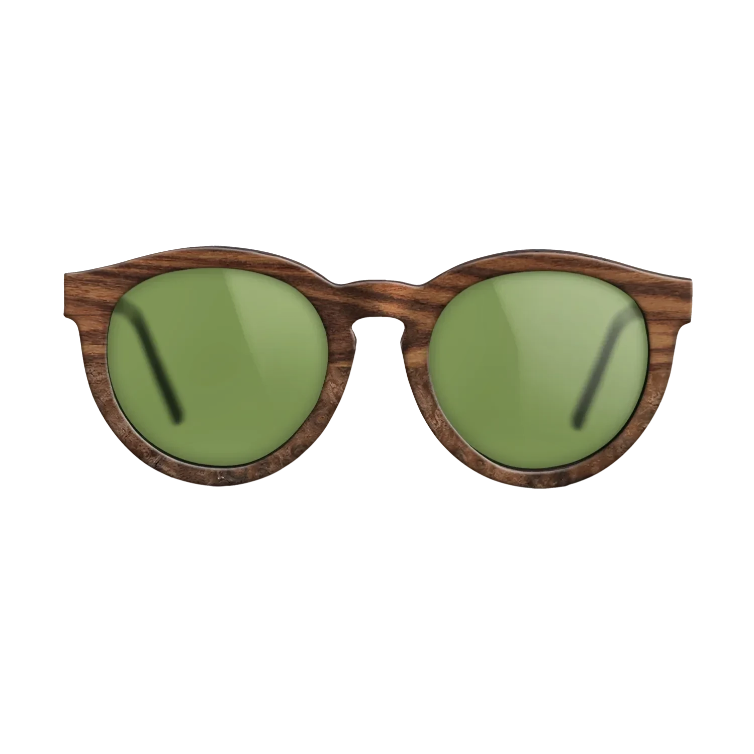 Walnut: Straight Grain,Santos Rosewood Dark,Walnut Claro Light,Walnut Burl: Single Cut - The Rebel - Round - 2066 - SIRIS wood optic