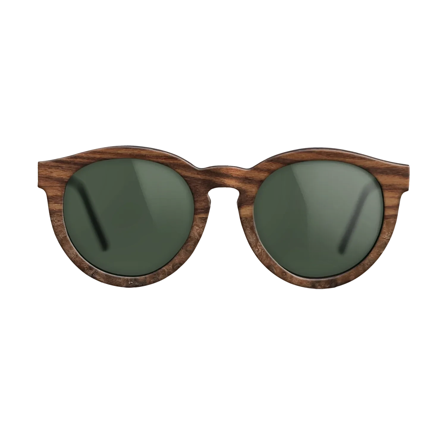 Walnut: Straight Grain,Santos Rosewood Dark,Walnut Claro Light,Walnut Burl: Single Cut - The Rebel - Round - 2066 - SIRIS wood optic