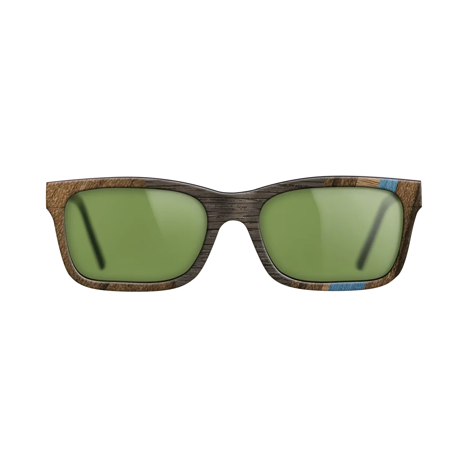 Poplar Dyed: Blue Denim,Walnut: Straight Grain,Ziricote Dark Quartered,Bocote,Fumed Oak: Angle Cut - The Sage - Rectangle - 1060 - SIRIS wood optic