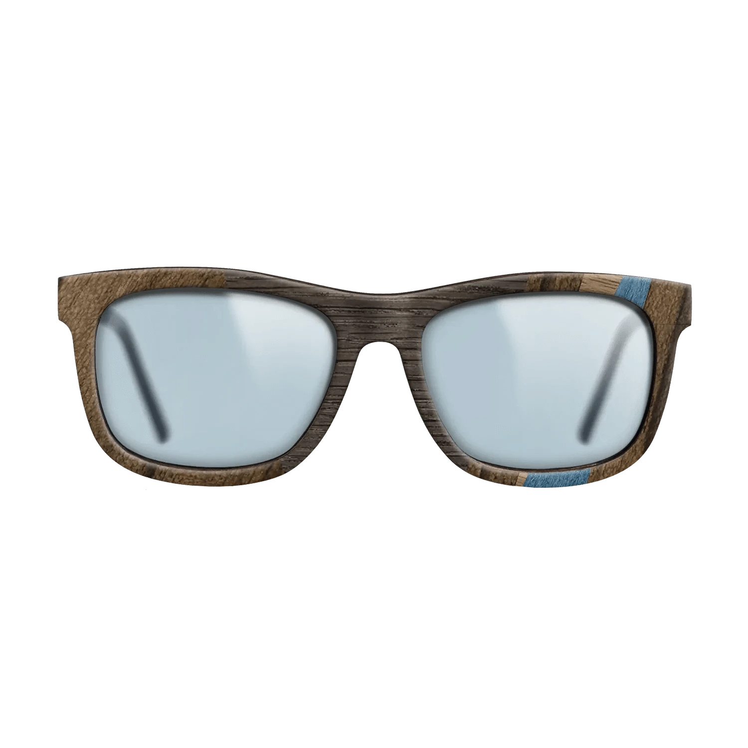 Poplar Dyed: Blue Denim,Walnut: Straight Grain,Ziricote Dark Quartered,Bocote,Fumed Oak: Angle Cut - The Hero - Square - 1060 - SIRIS wood optic