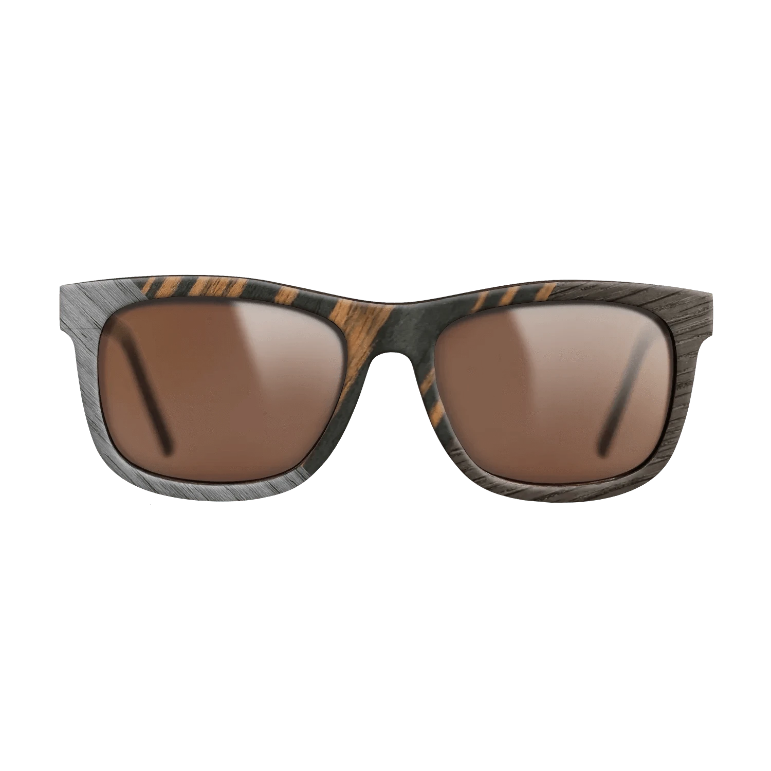 Koa,Fumed Oak,Purpleheart: Angle Cut - The Hero - Square - 1384 - SIRIS wood optic