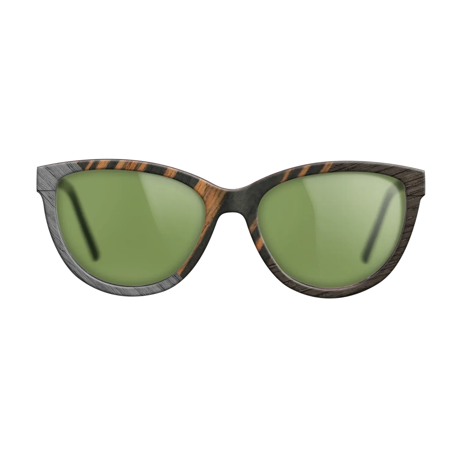 Koa,Fumed Oak,Purpleheart: Angle Cut - The Maiden - Cat - 1384 - SIRIS wood optic