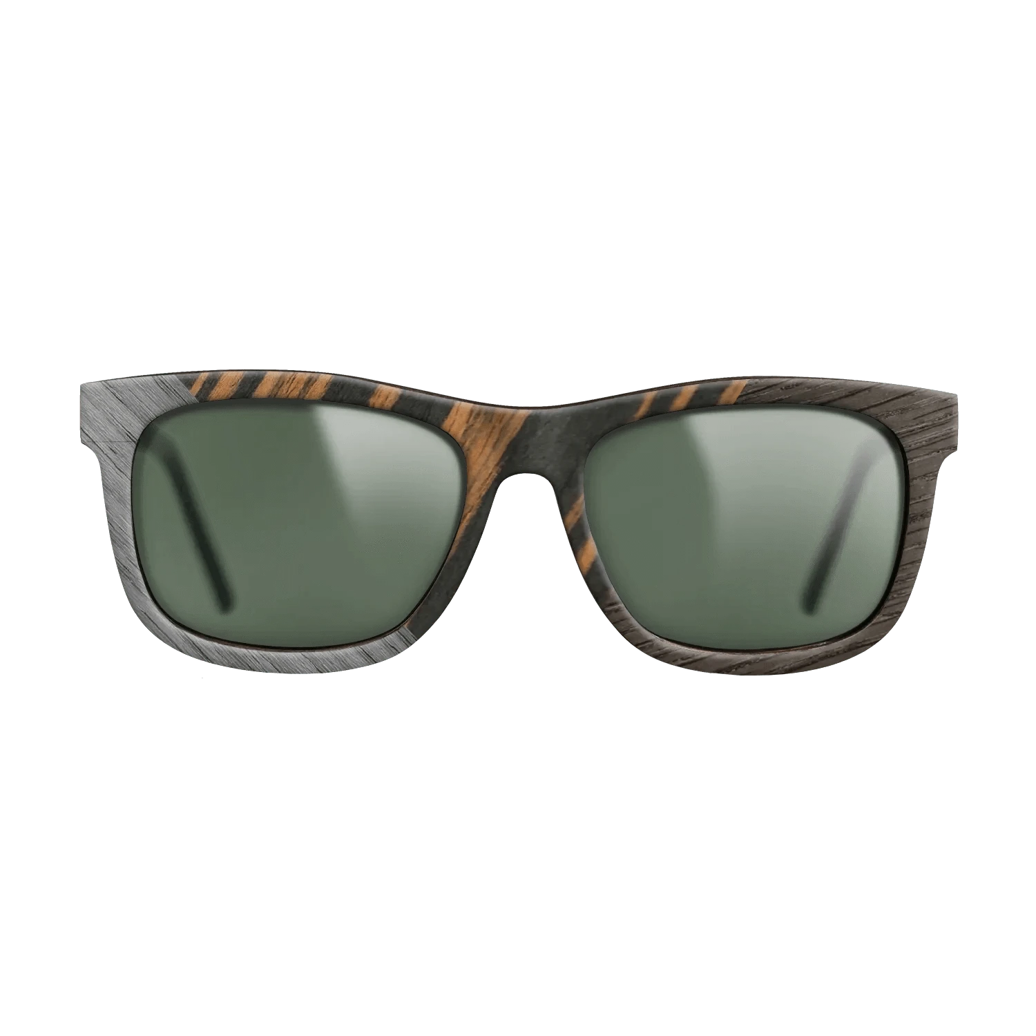 Koa,Fumed Oak,Purpleheart: Angle Cut - The Hero - Square - 1384 - SIRIS wood optic