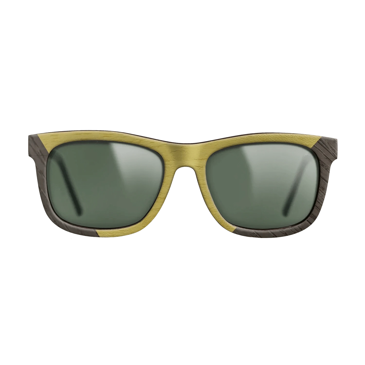 Koa,Fumed Oak,Poplar Dyed: Yellow: Angle Cut - The Hero - Square - 1517 - SIRIS wood optic