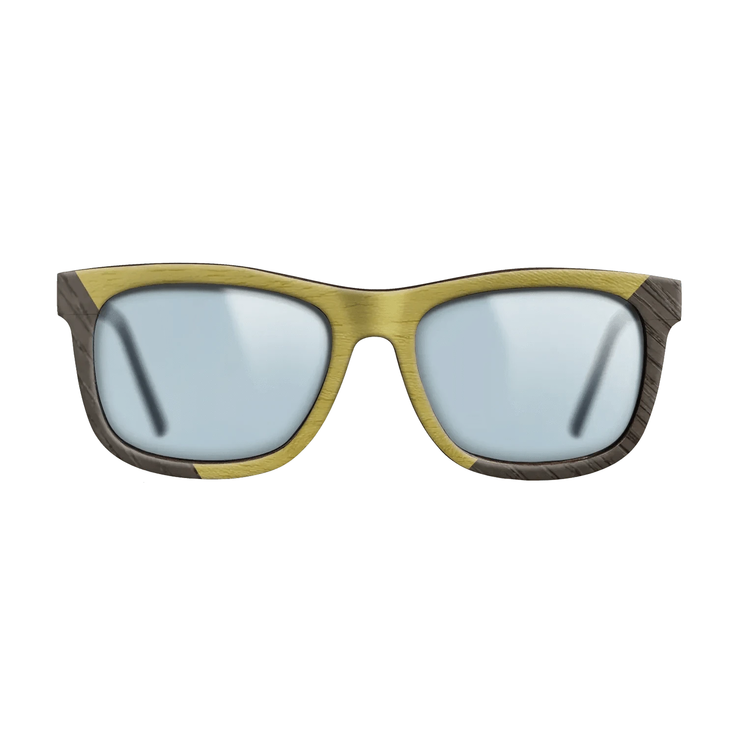 Koa,Fumed Oak,Poplar Dyed: Yellow: Angle Cut - The Hero - Square - 1517 - SIRIS wood optic