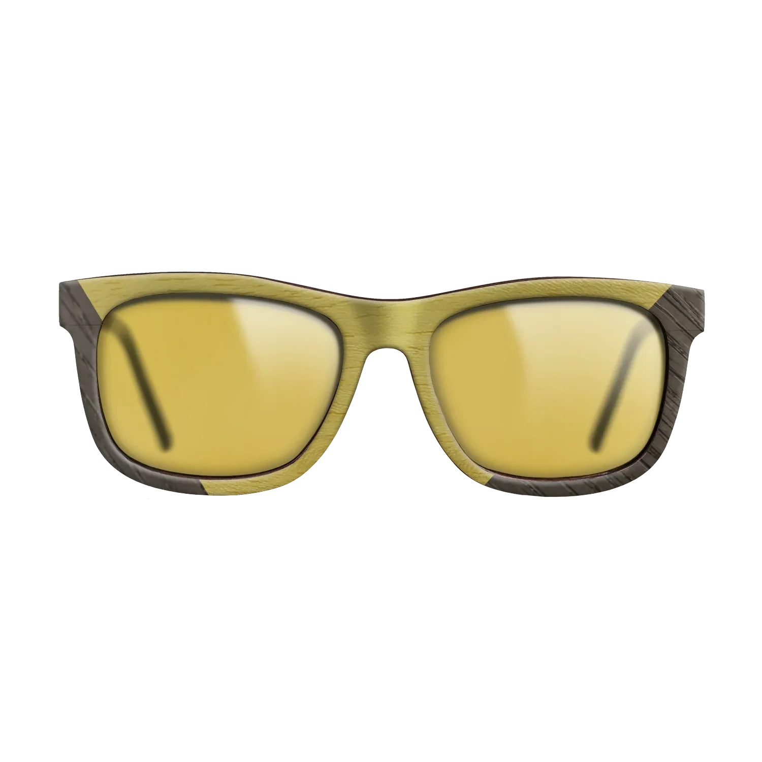 Koa,Fumed Oak,Poplar Dyed: Yellow: Angle Cut - The Hero - Square - 1517 - SIRIS wood optic