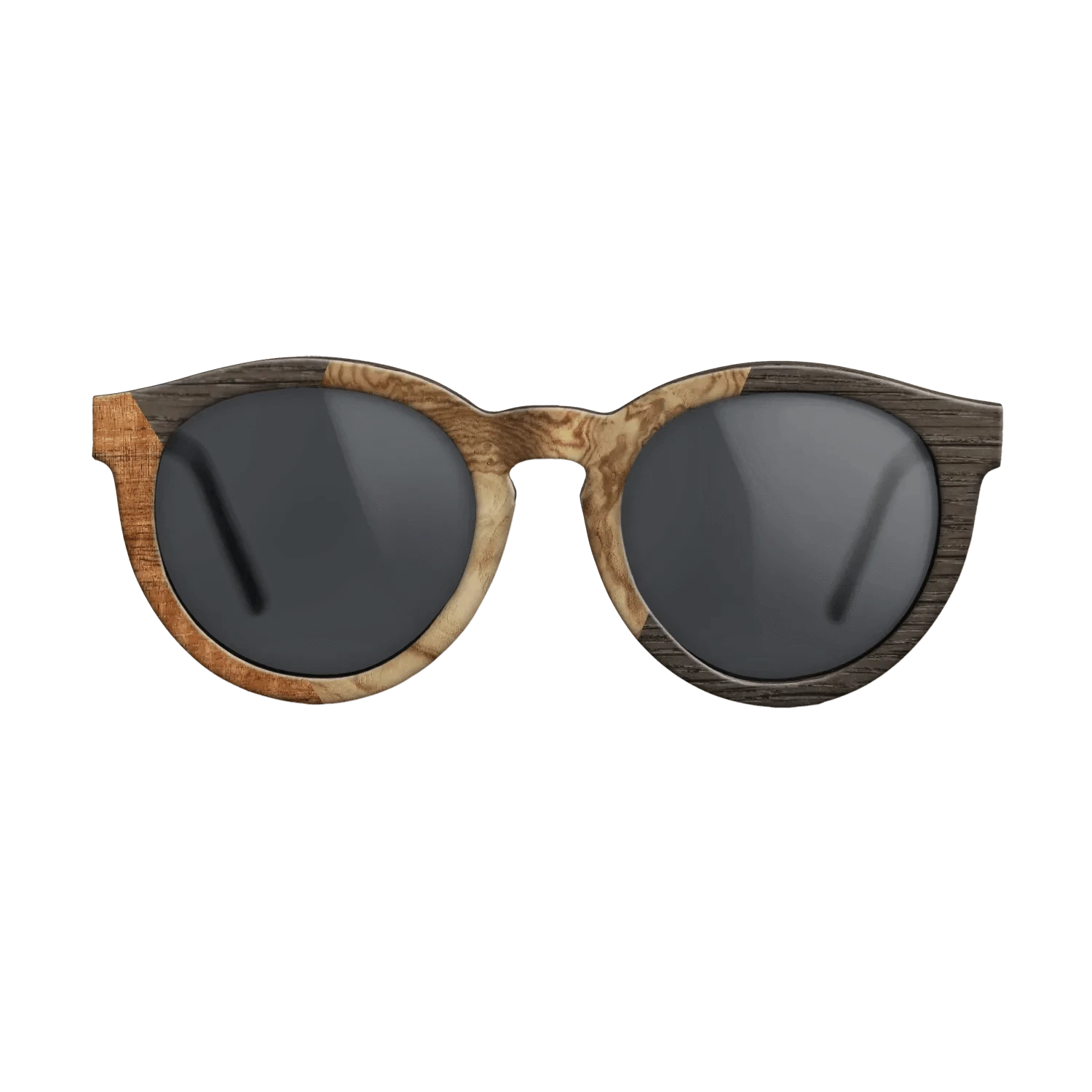 Koa,Olive Burl,Fumed Oak: Bauhaus - The Rebel - Round - 1598 - SIRIS wood optic