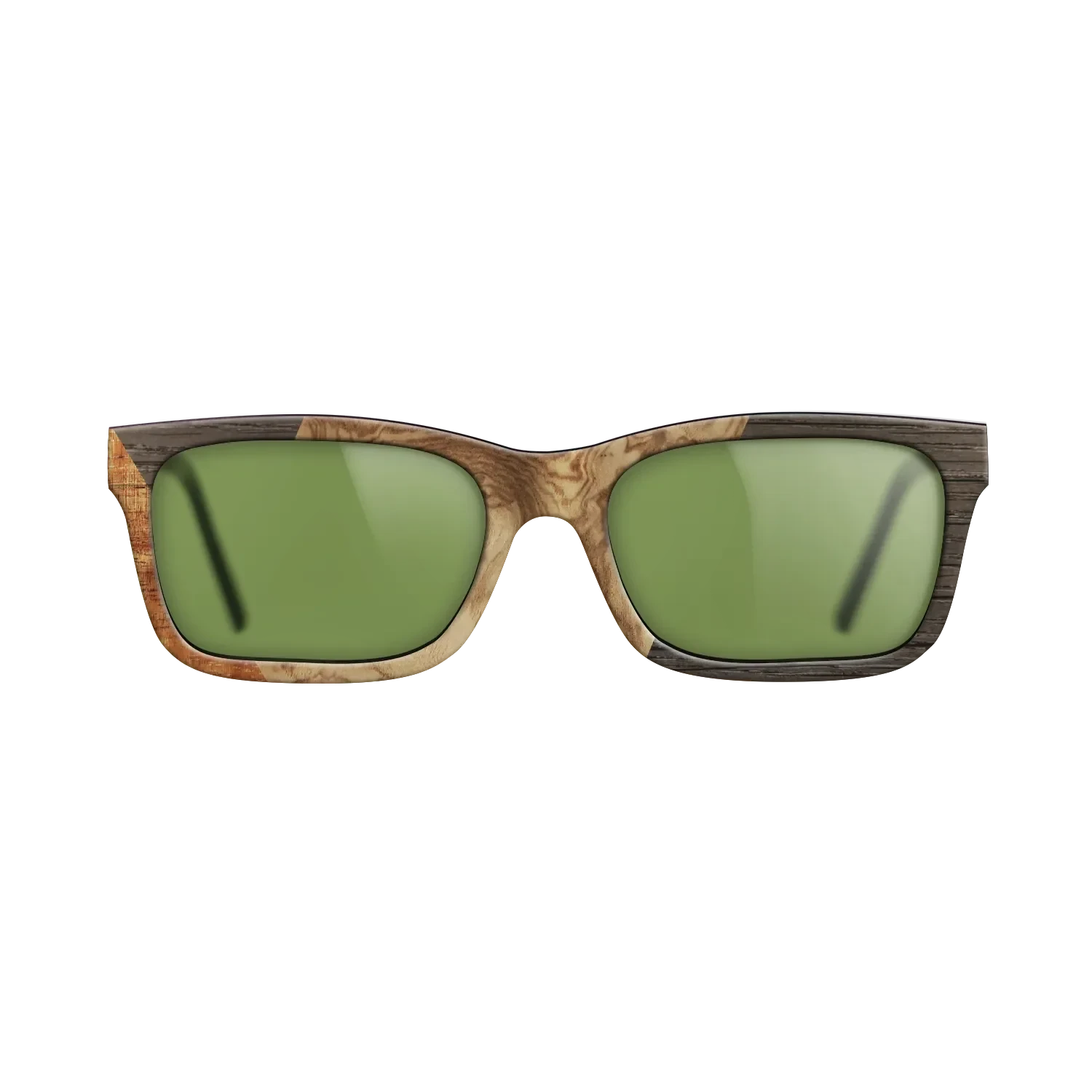 Koa,Olive Burl,Fumed Oak: Bauhaus - The Sage - Rectangle - 1598 - SIRIS wood optic
