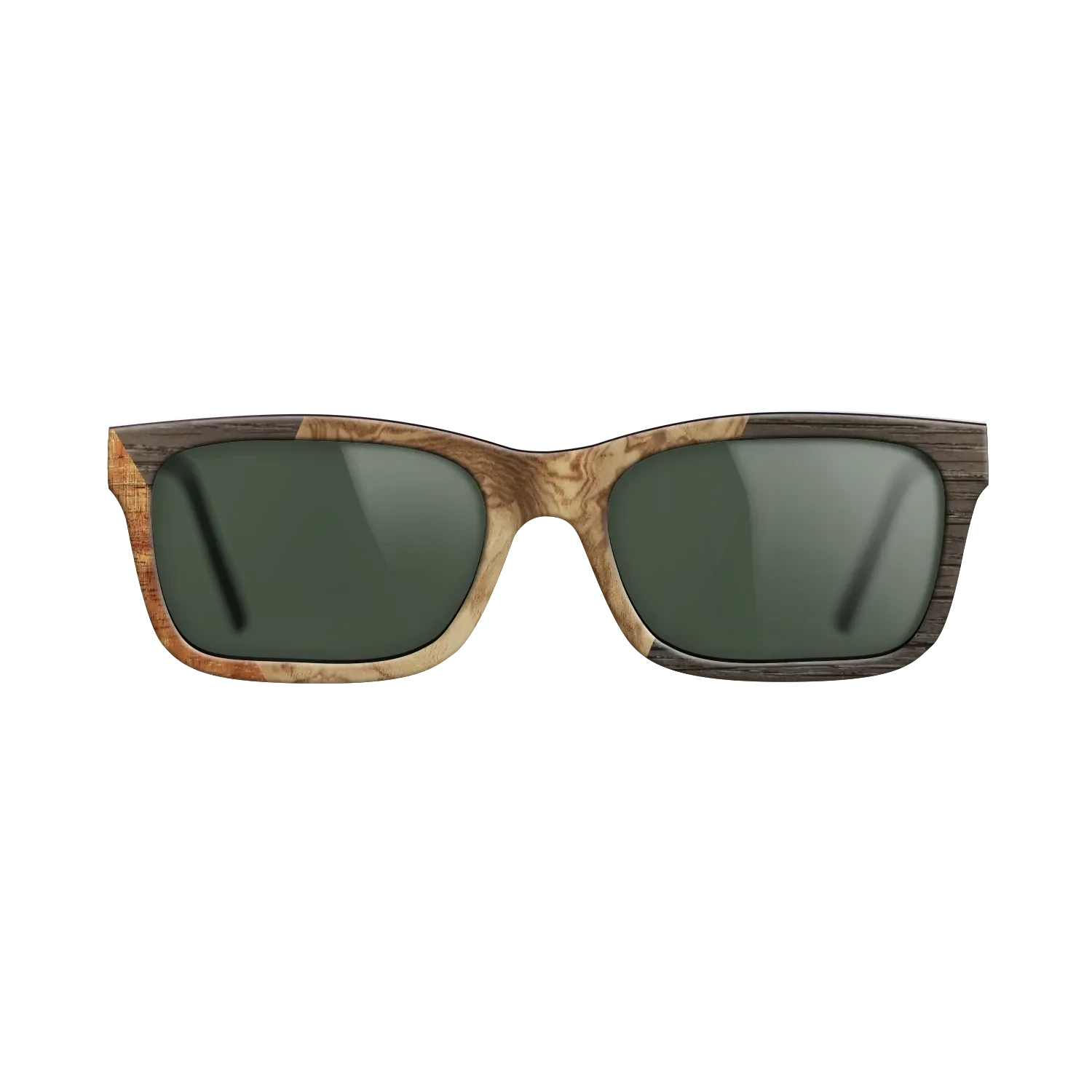 Koa,Olive Burl,Fumed Oak: Bauhaus - The Sage - Rectangle - 1598 - SIRIS wood optic