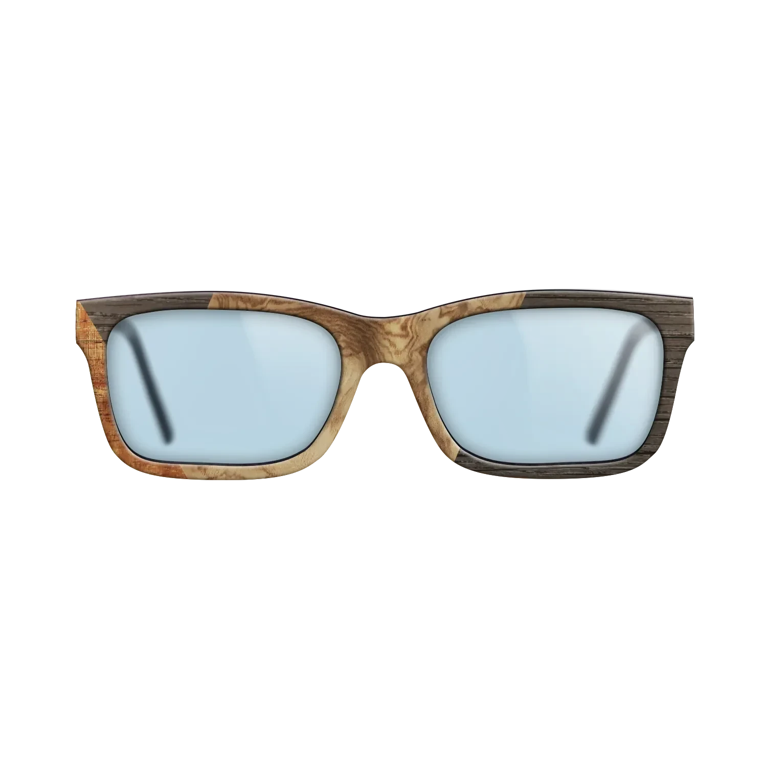 Koa,Olive Burl,Fumed Oak: Bauhaus - The Sage - Rectangle - 1598 - SIRIS wood optic