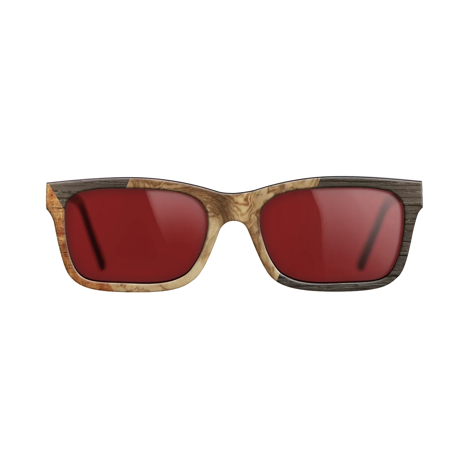 Koa,Olive Burl,Fumed Oak: Bauhaus - The Sage - Rectangle - 1598 - SIRIS wood optic