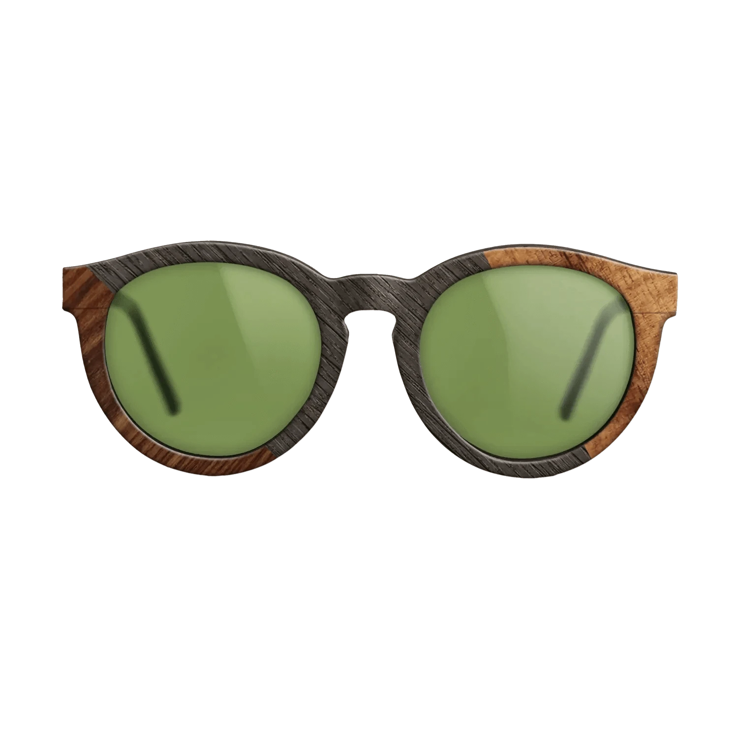 Kingwood,Fumed Oak,Koa: Angle Cut - The Rebel - Round - 679 - SIRIS wood optic