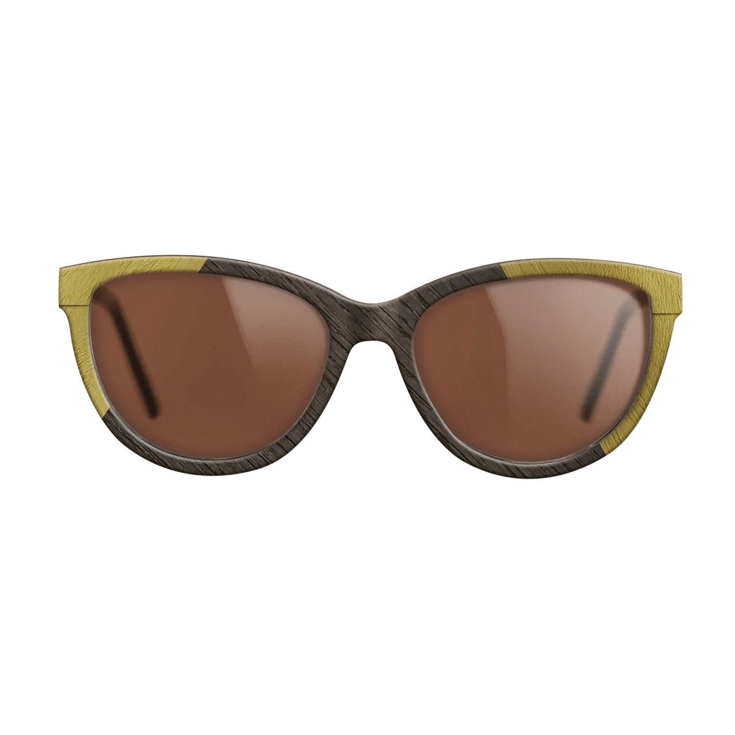Rosewood Reconstituted,Poplar Dyed: Yellow,Fumed Oak: Angle Cut - The Maiden - Cat - 1350 - SIRIS wood optic