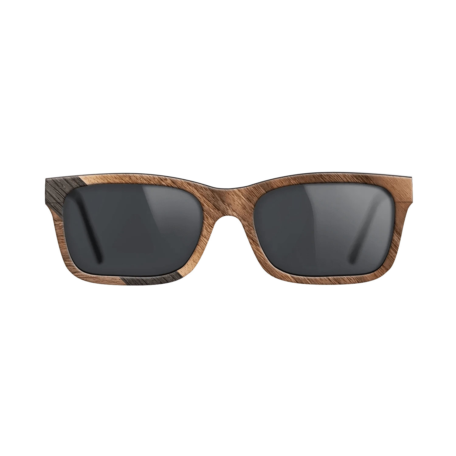 Walnut Claro Light,Fumed Oak: Angle Cut - The Sage - Rectangle - 2044 - SIRIS wood optic