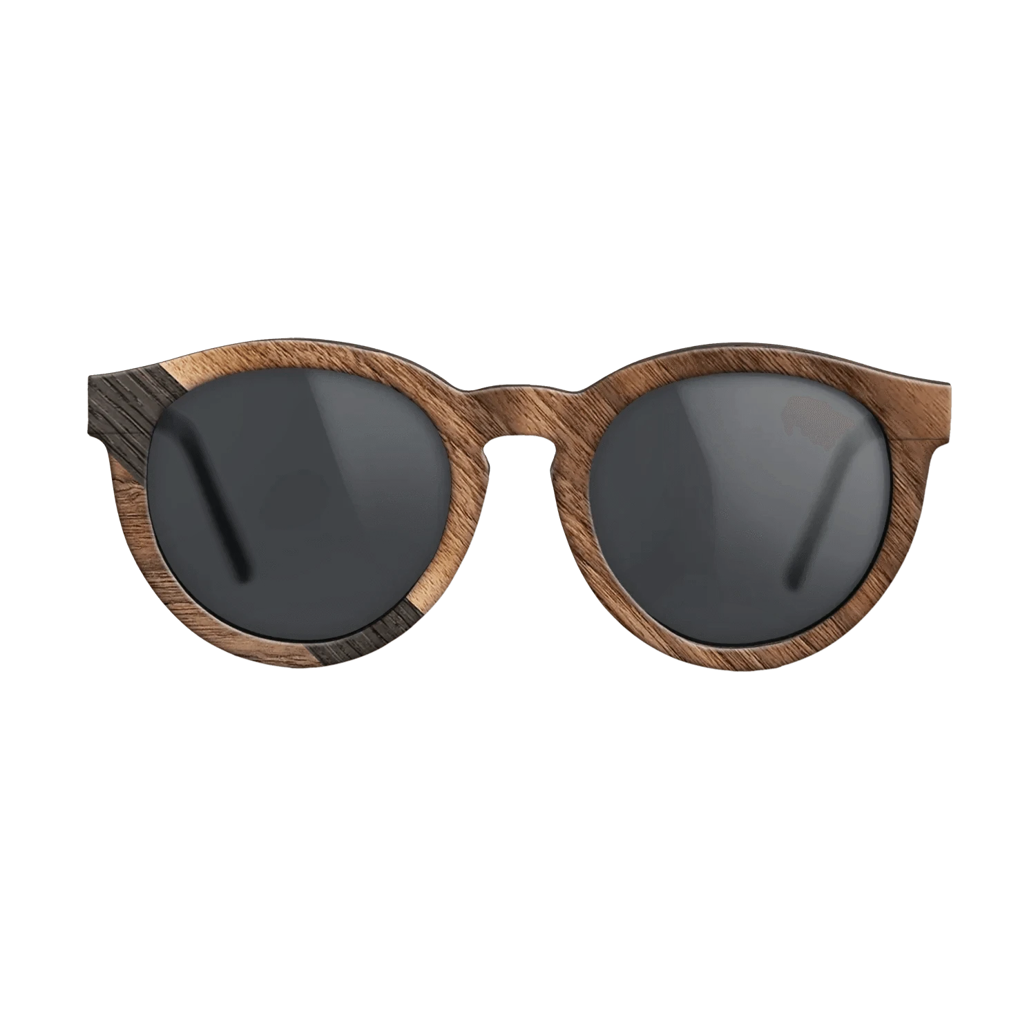 Walnut Claro Light,Fumed Oak: Angle Cut - The Rebel - Round - 2044 - SIRIS wood optic