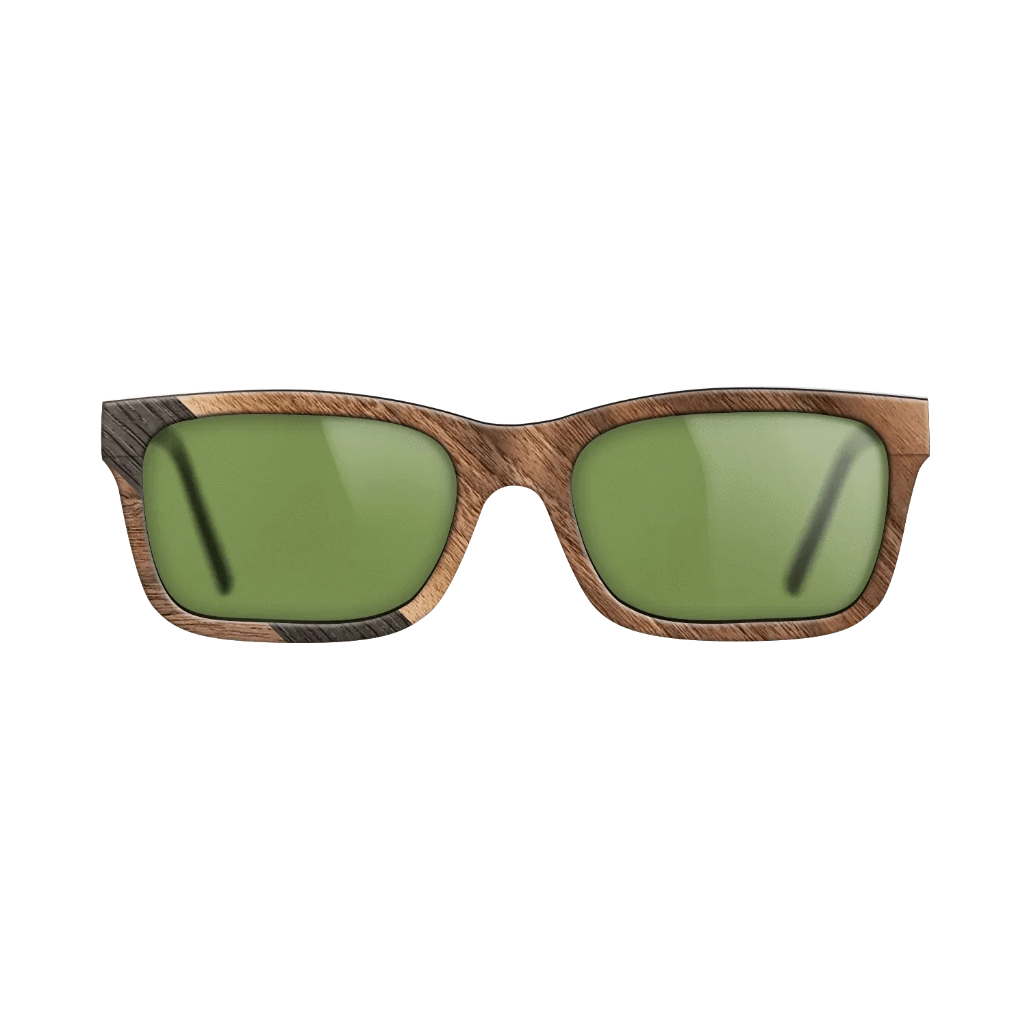 Walnut Claro Light,Fumed Oak: Angle Cut - The Sage - Rectangle - 2044 - SIRIS wood optic