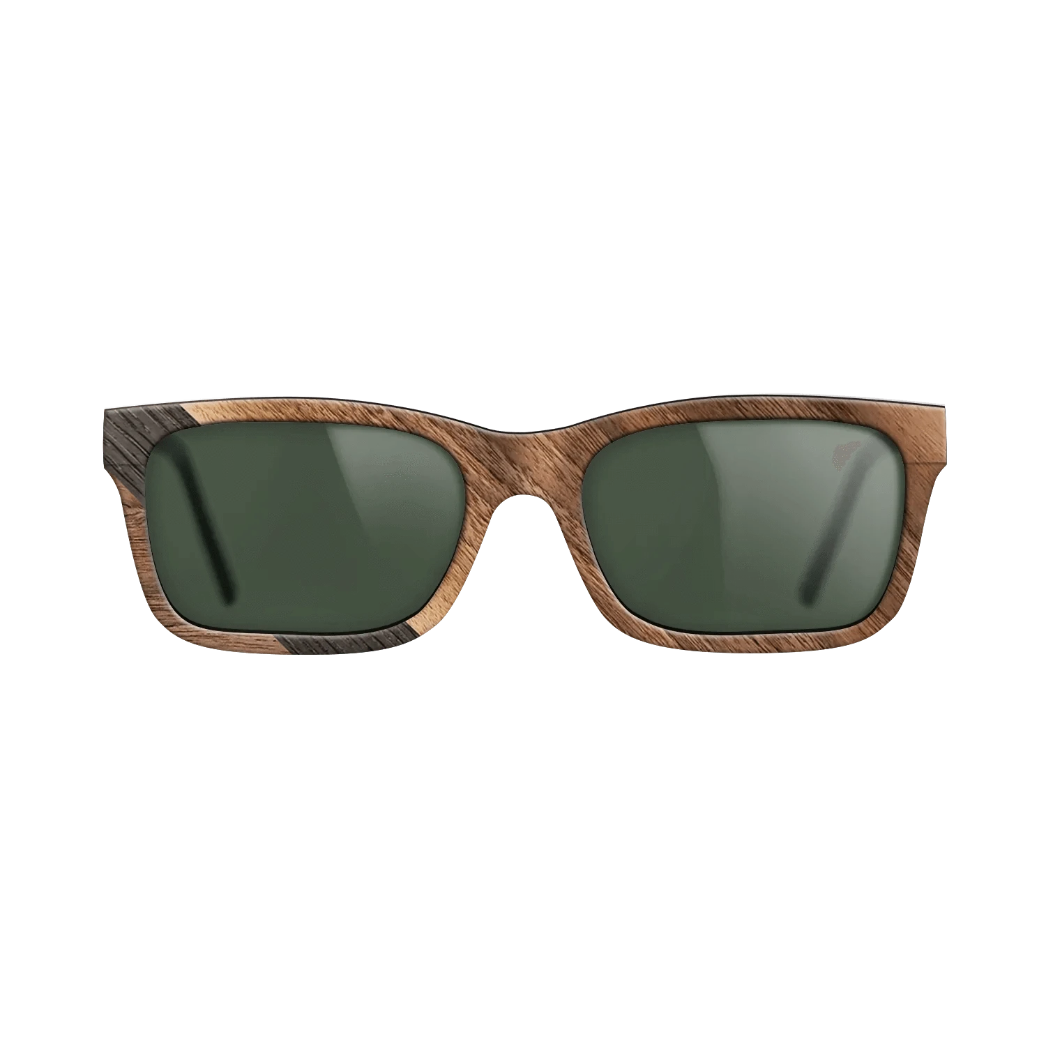 Walnut Claro Light,Fumed Oak: Angle Cut - The Sage - Rectangle - 2044 - SIRIS wood optic