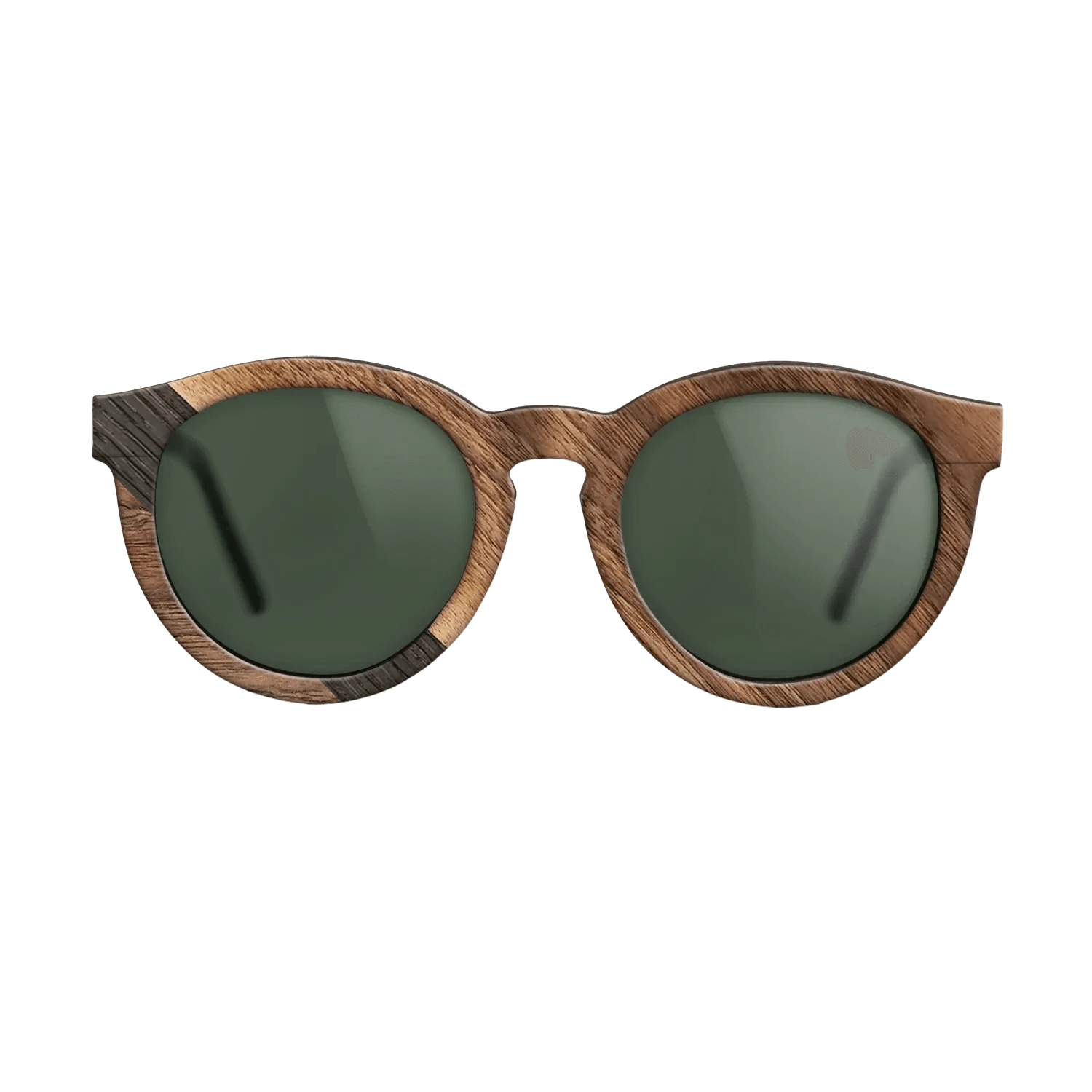 Walnut Claro Light,Fumed Oak: Angle Cut - The Rebel - Round - 2044 - SIRIS wood optic