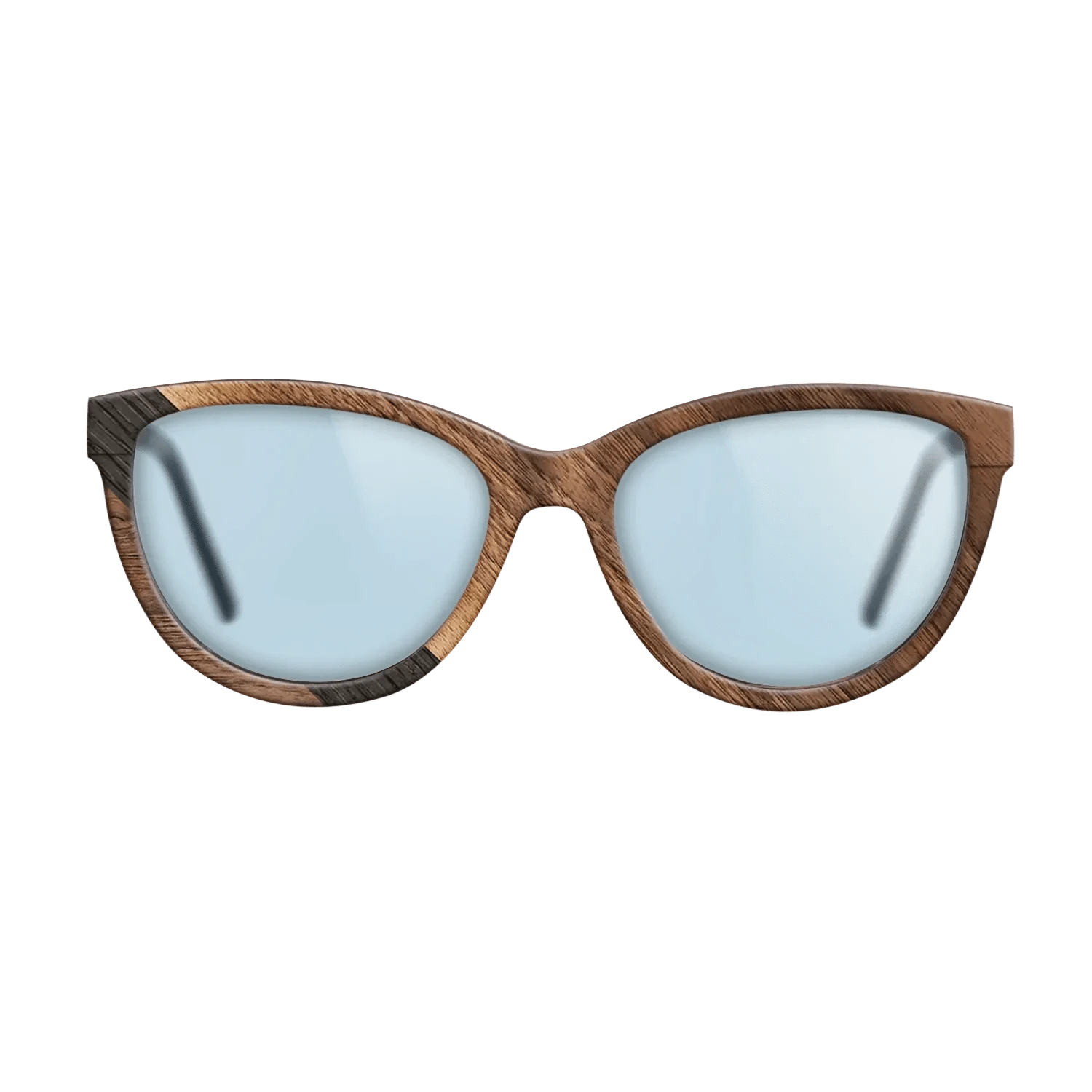 Walnut Claro Light,Fumed Oak: Angle Cut - The Maiden - Cat - 2044 - SIRIS wood optic