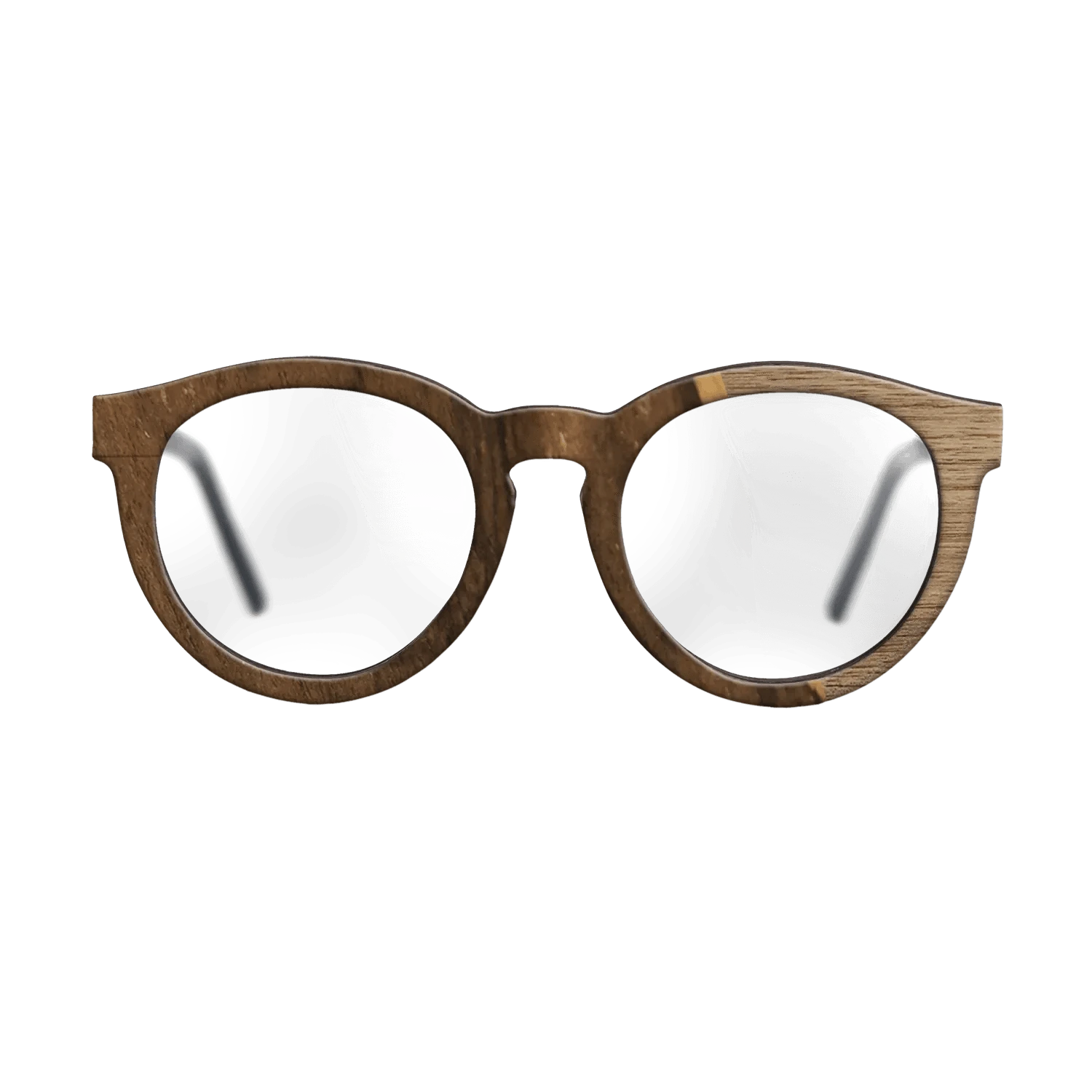 Walnut: Straight Grain,Ziricote Dark Quartered: Angle Cut - The Rebel - Round - 1861 - SIRIS wood optic