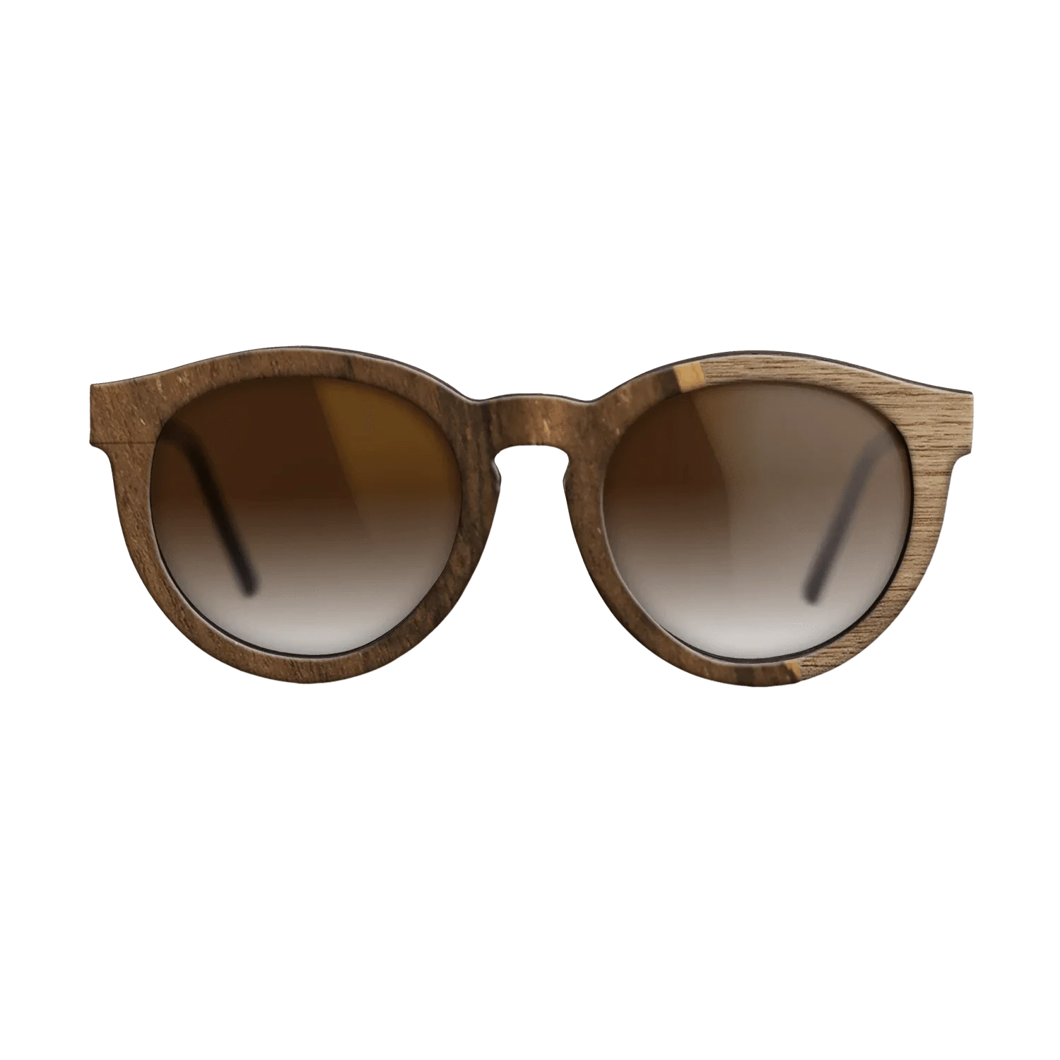 Walnut: Straight Grain,Ziricote Dark Quartered: Angle Cut - The Rebel - Round - 1861 - SIRIS wood optic