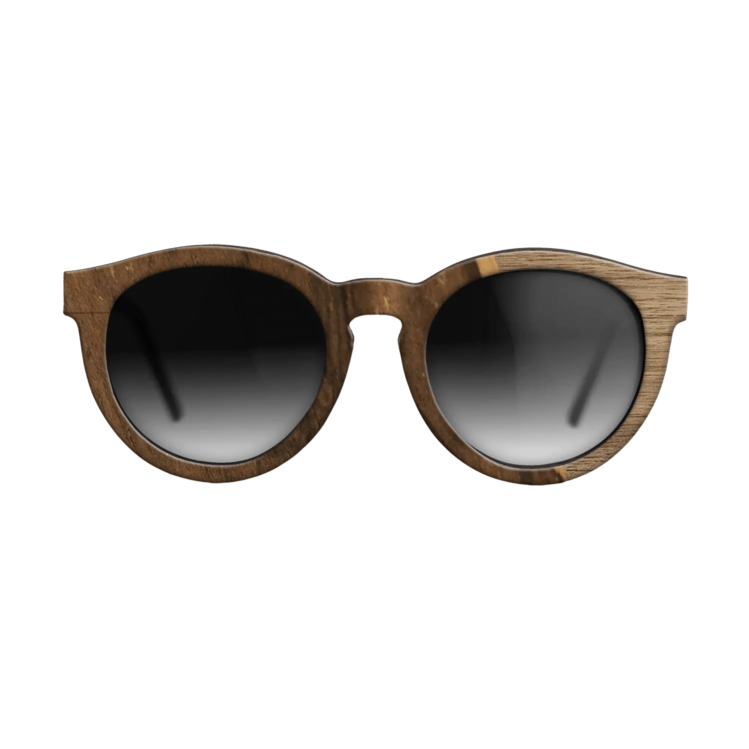 Walnut: Straight Grain,Ziricote Dark Quartered: Angle Cut - The Rebel - Round - 1861 - SIRIS wood optic