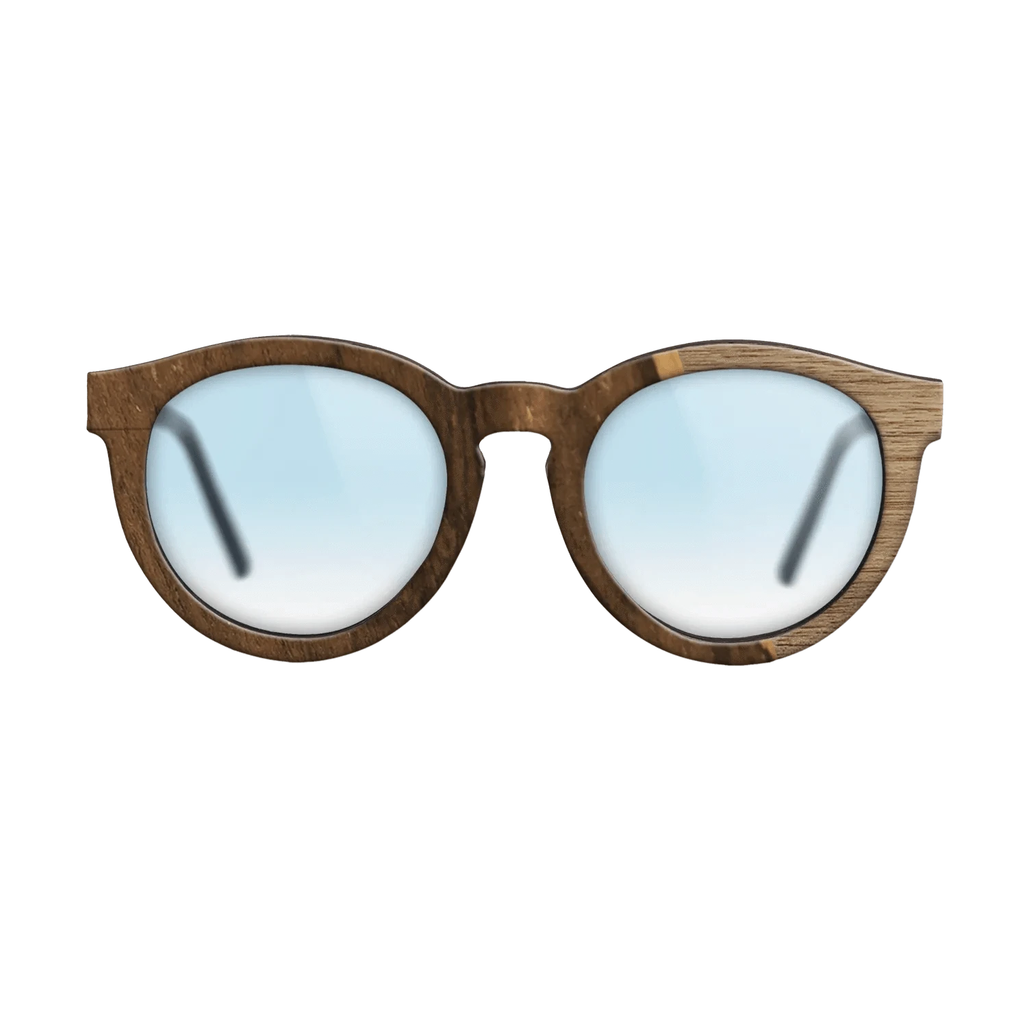 Walnut: Straight Grain,Ziricote Dark Quartered: Angle Cut - The Rebel - Round - 1861 - SIRIS wood optic