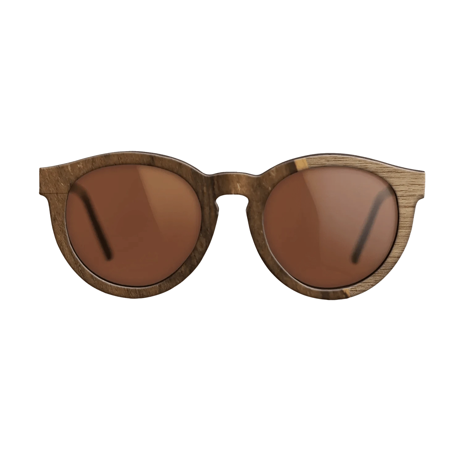 Walnut: Straight Grain,Ziricote Dark Quartered: Angle Cut - The Rebel - Round - 1861 - SIRIS wood optic