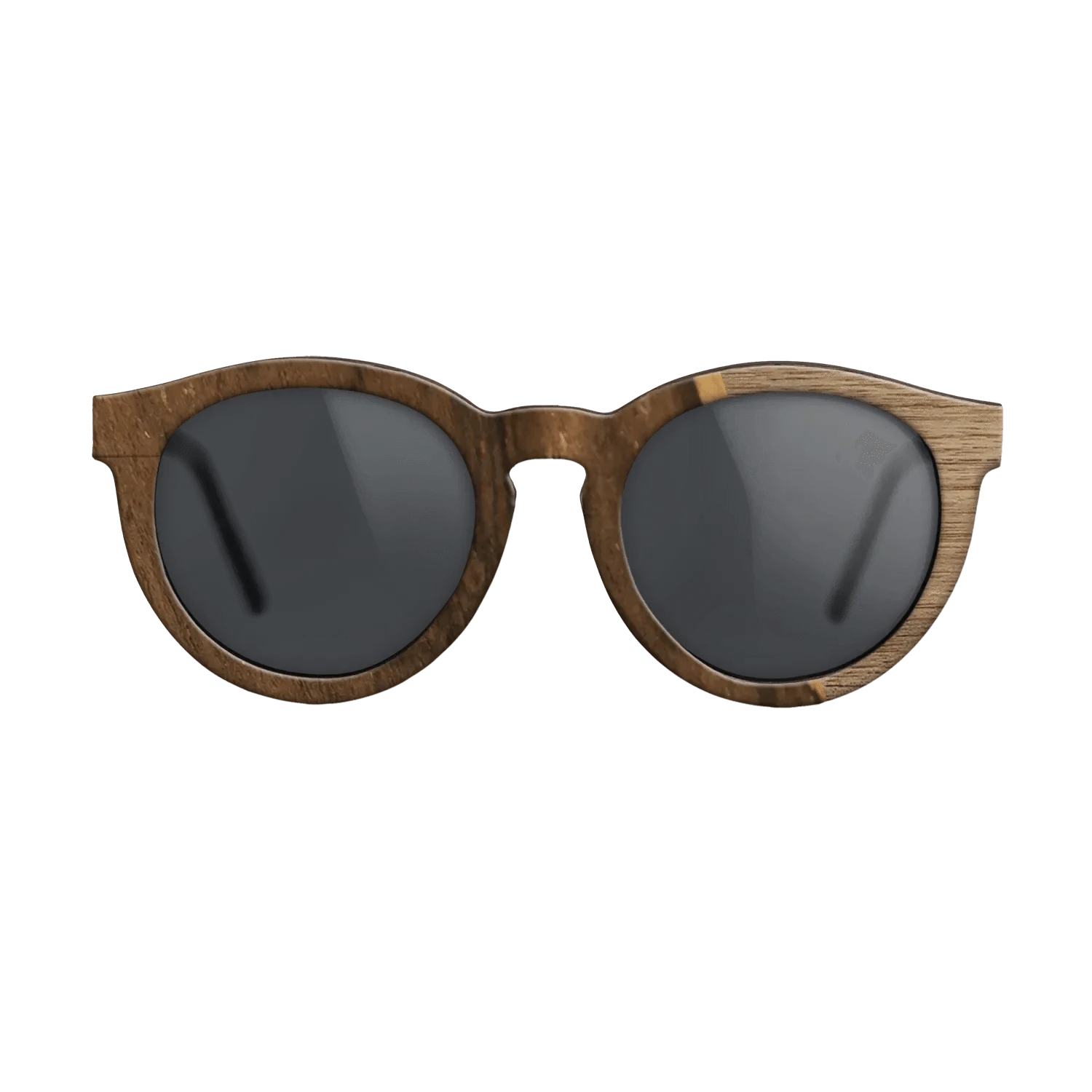 Walnut: Straight Grain,Ziricote Dark Quartered: Angle Cut - The Rebel - Round - 1861 - SIRIS wood optic