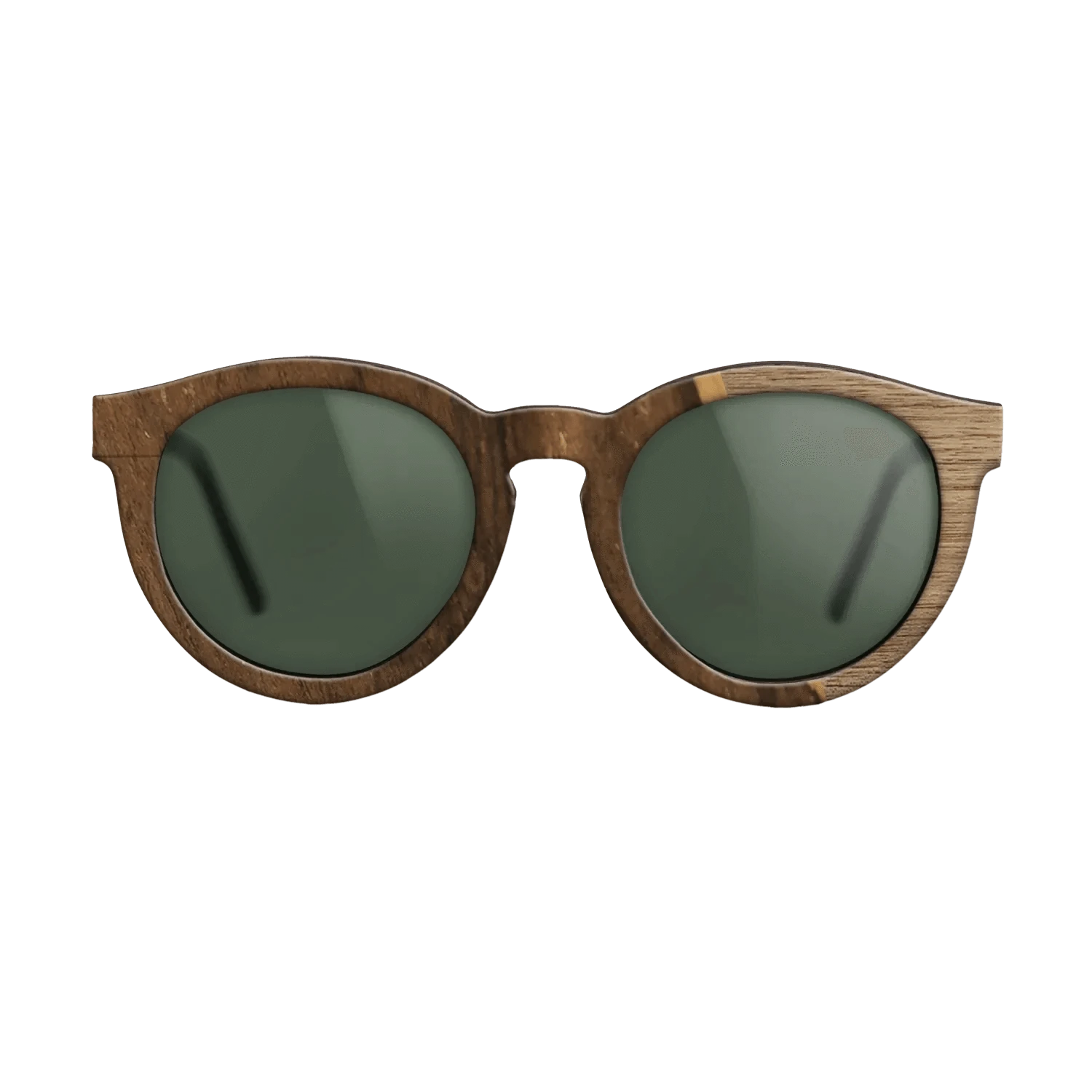 Walnut: Straight Grain,Ziricote Dark Quartered: Angle Cut - The Rebel - Round - 1861 - SIRIS wood optic