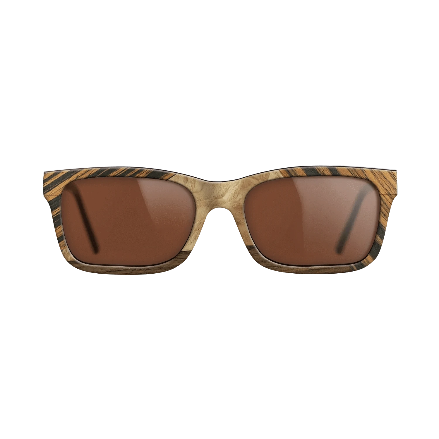 Ziricote Dark Quartered,Walnut: Straight Grain,Italian Ebony,Olive Burl: Bauhaus - The Sage - Rectangle - 983 - SIRIS wood optic