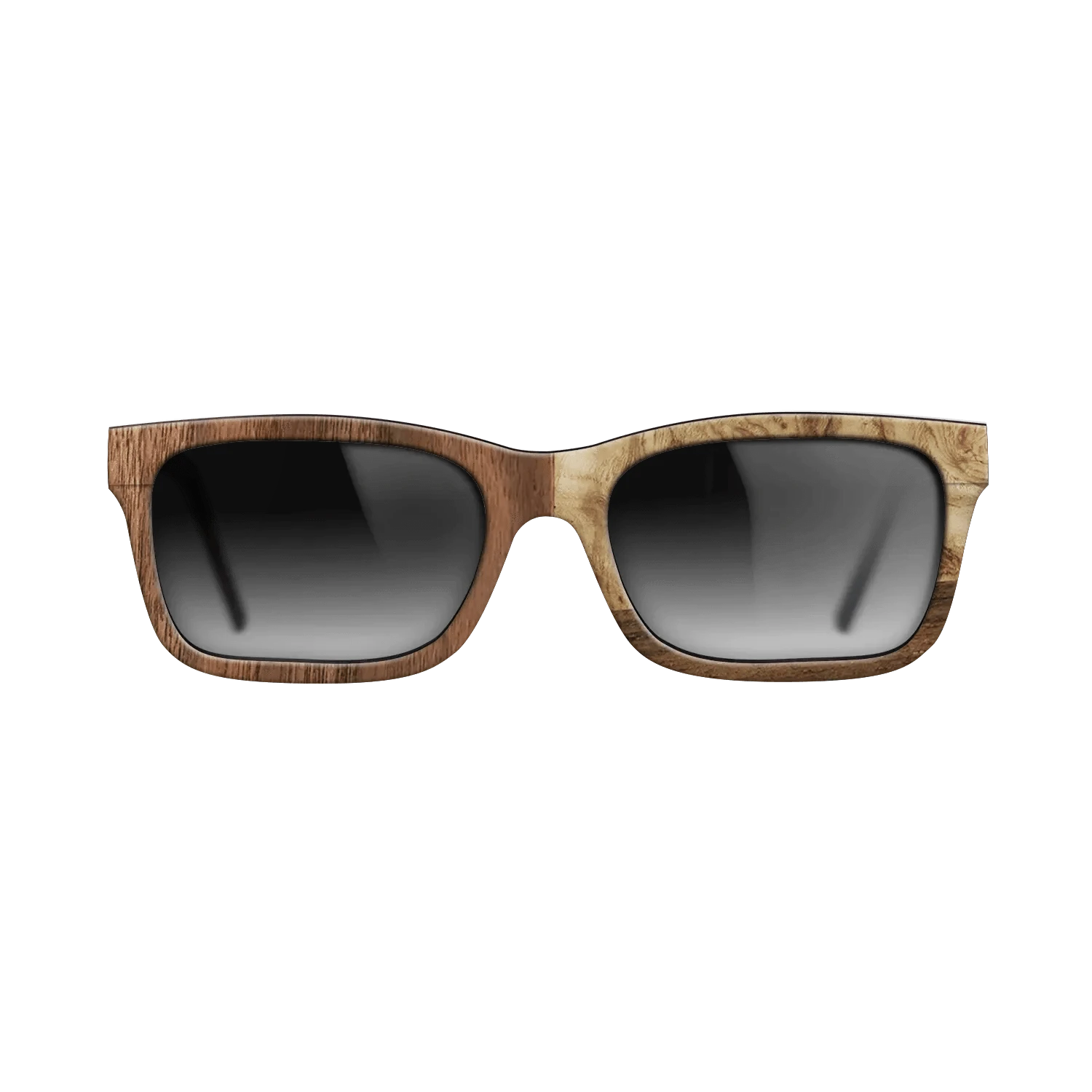 Walnut: Straight Grain,Walnut Claro Dark,Ziricote Dark Quartered,Olive Burl: Bauhaus - The Sage - Rectangle - 2000 - SIRIS wood optic