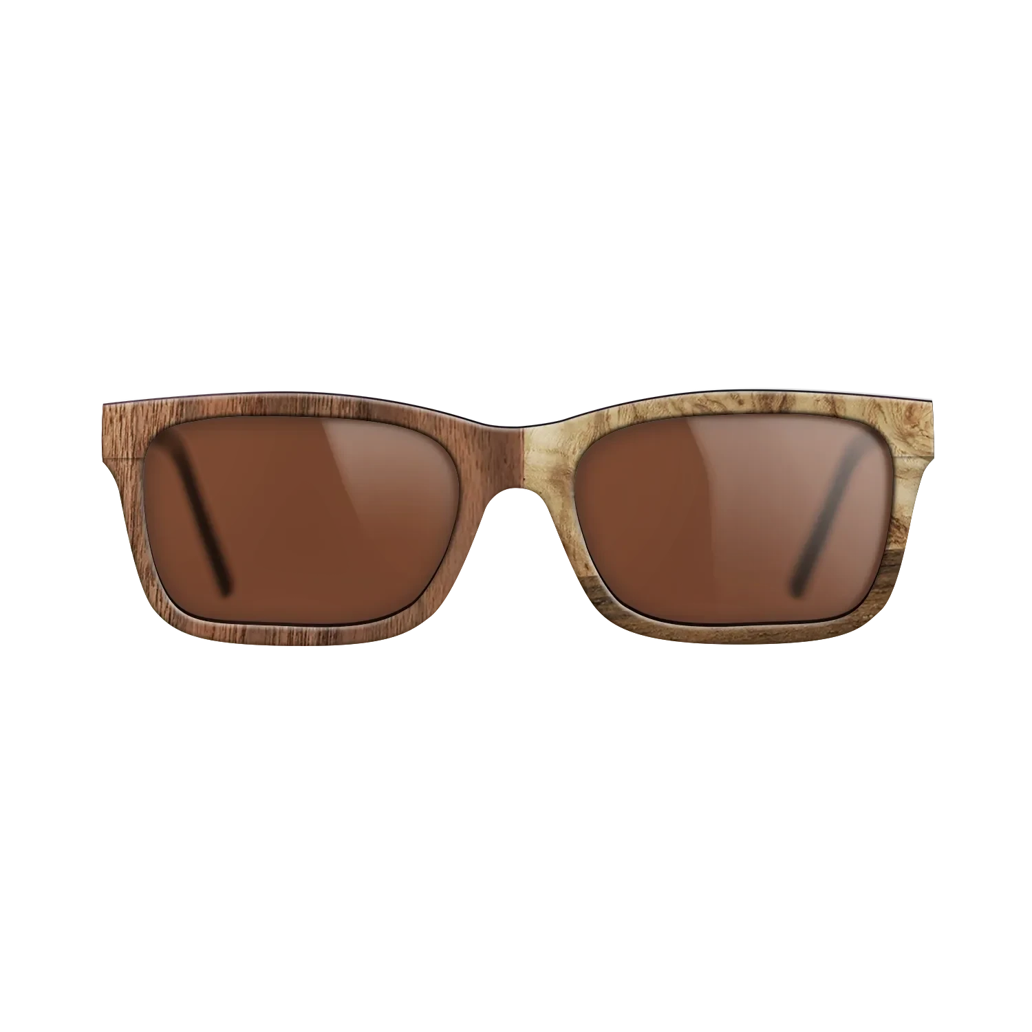 Walnut: Straight Grain,Walnut Claro Dark,Ziricote Dark Quartered,Olive Burl: Bauhaus - The Sage - Rectangle - 2000 - SIRIS wood optic