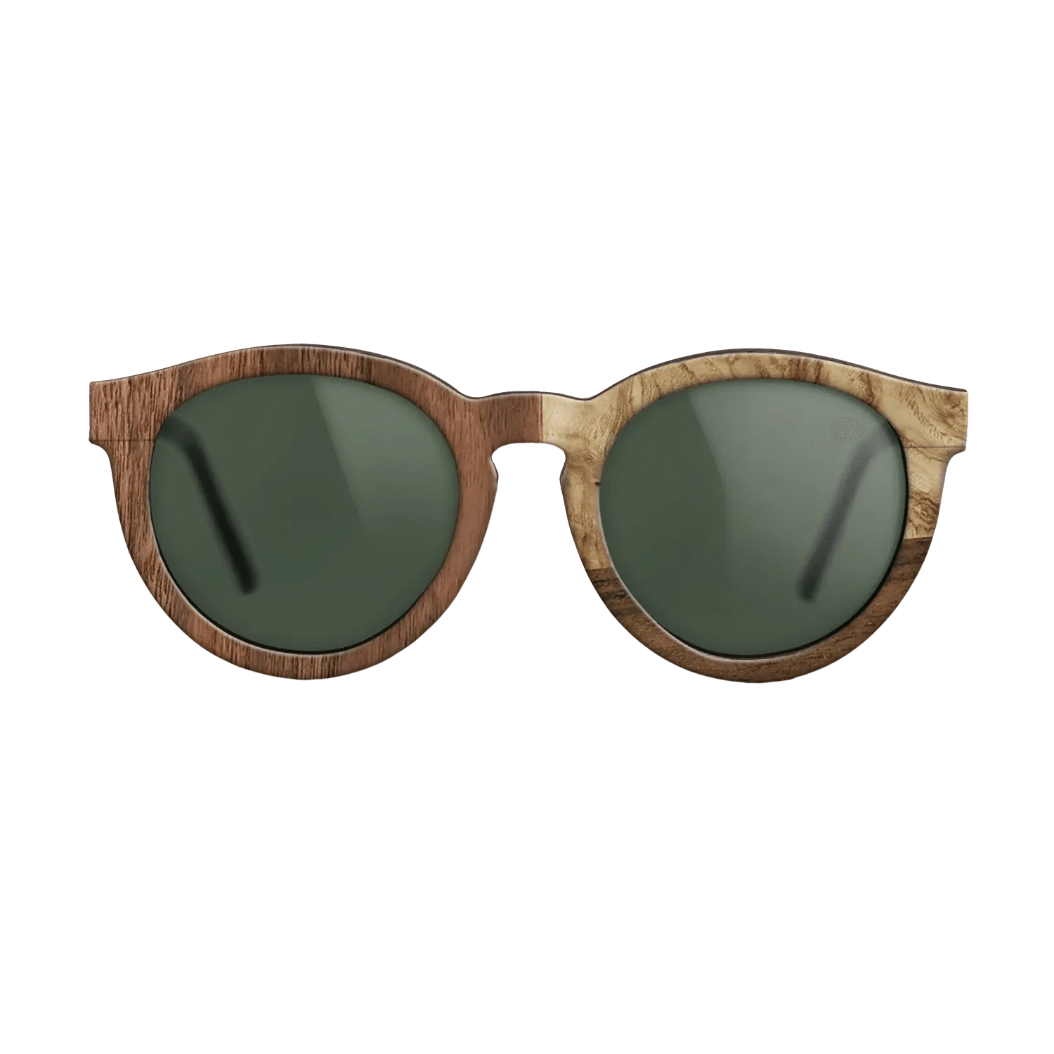 Walnut: Straight Grain,Walnut Claro Dark,Ziricote Dark Quartered,Olive Burl: Bauhaus - The Rebel - Round - 2000 - SIRIS wood optic